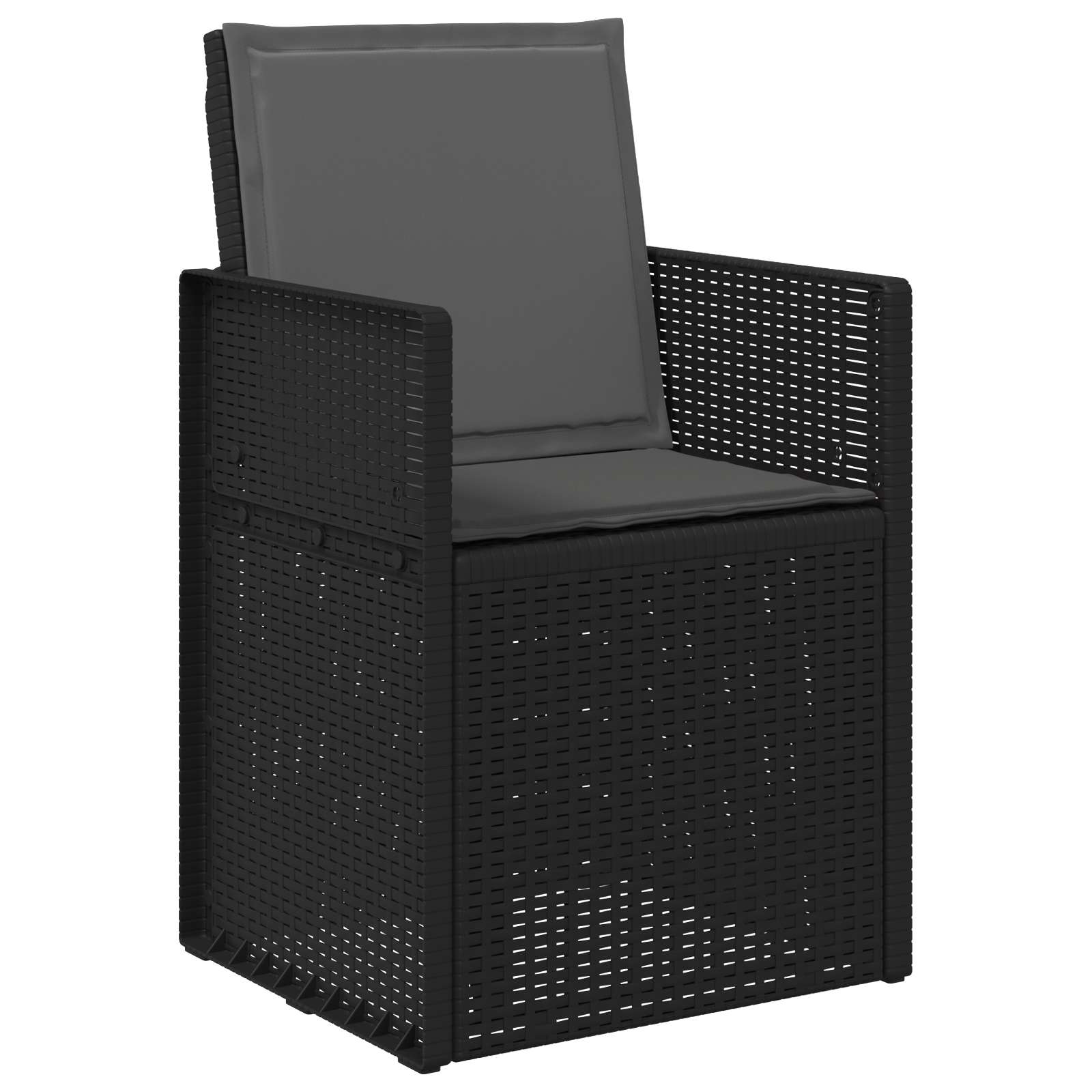 Tuin Eetstoelen 2 pcs Antracietkleurig PP is nu te koop bij PeponiXL, paradijselijk wonen!