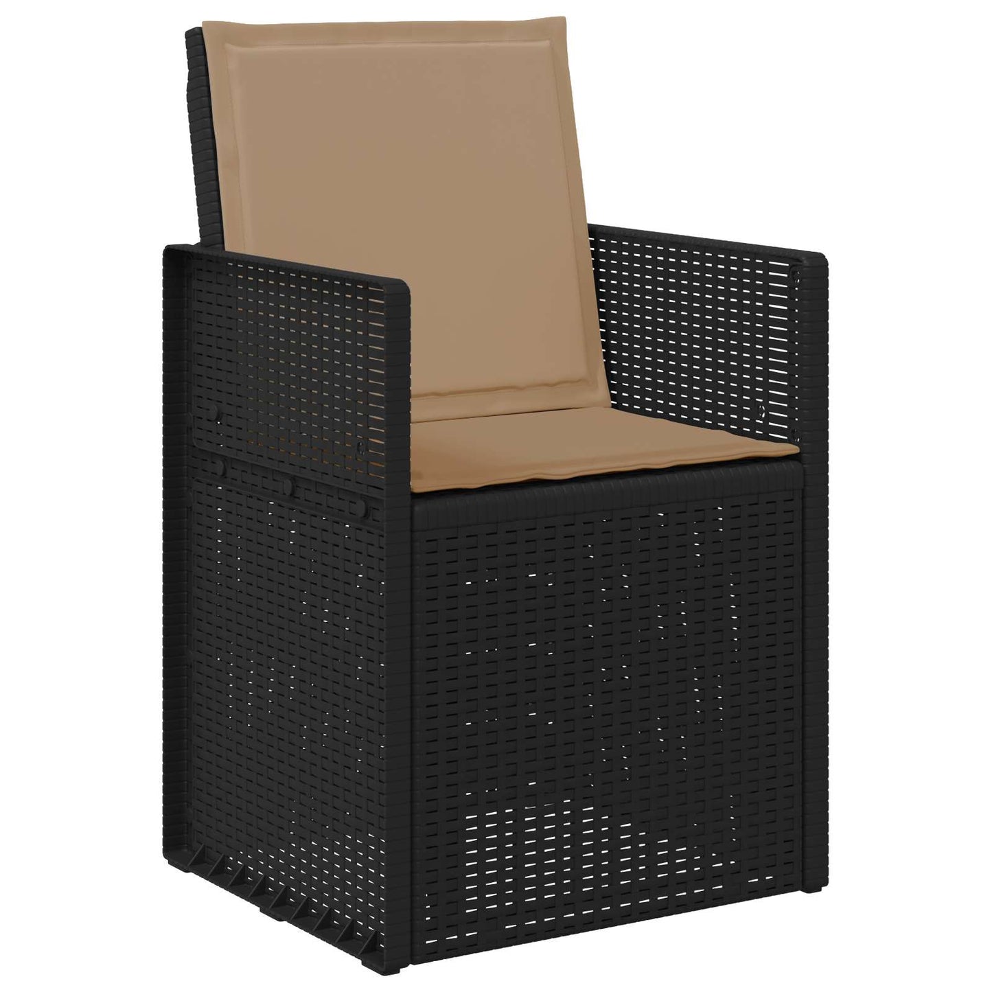 Tuin Eetstoelen 2 pcs Antracietkleurig en taupe PP is nu te koop bij PeponiXL, paradijselijk wonen!