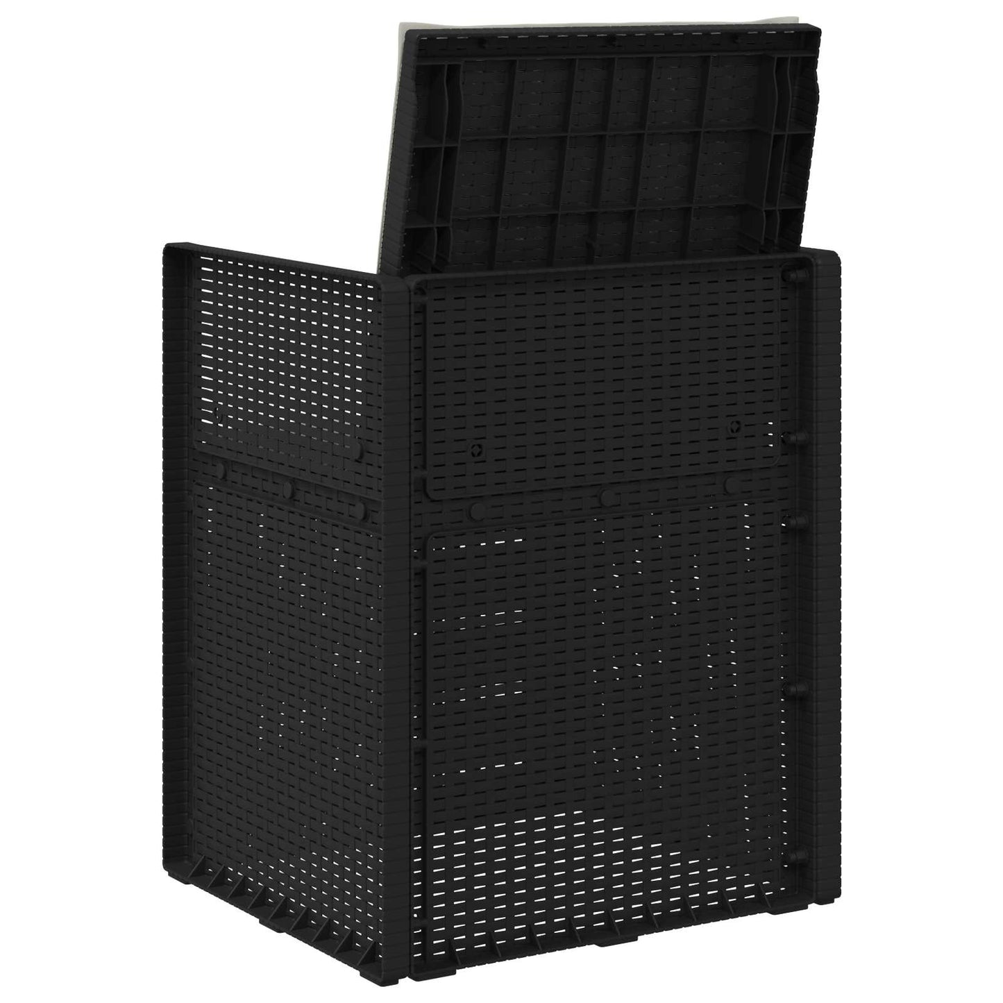 Tuin Eetstoelen 2 pcs Anthraciet en Lichtgrijs PP is nu te koop bij PeponiXL, paradijselijk wonen!