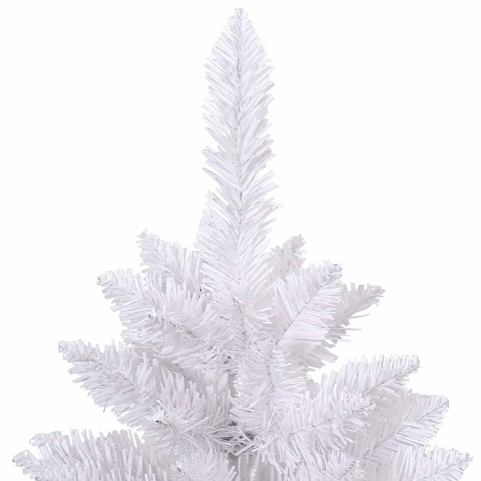 Kunstmatige Inklapbare Kerstboom Wit 270 cm PVC en staal is nu te koop bij PeponiXL, paradijselijk wonen!