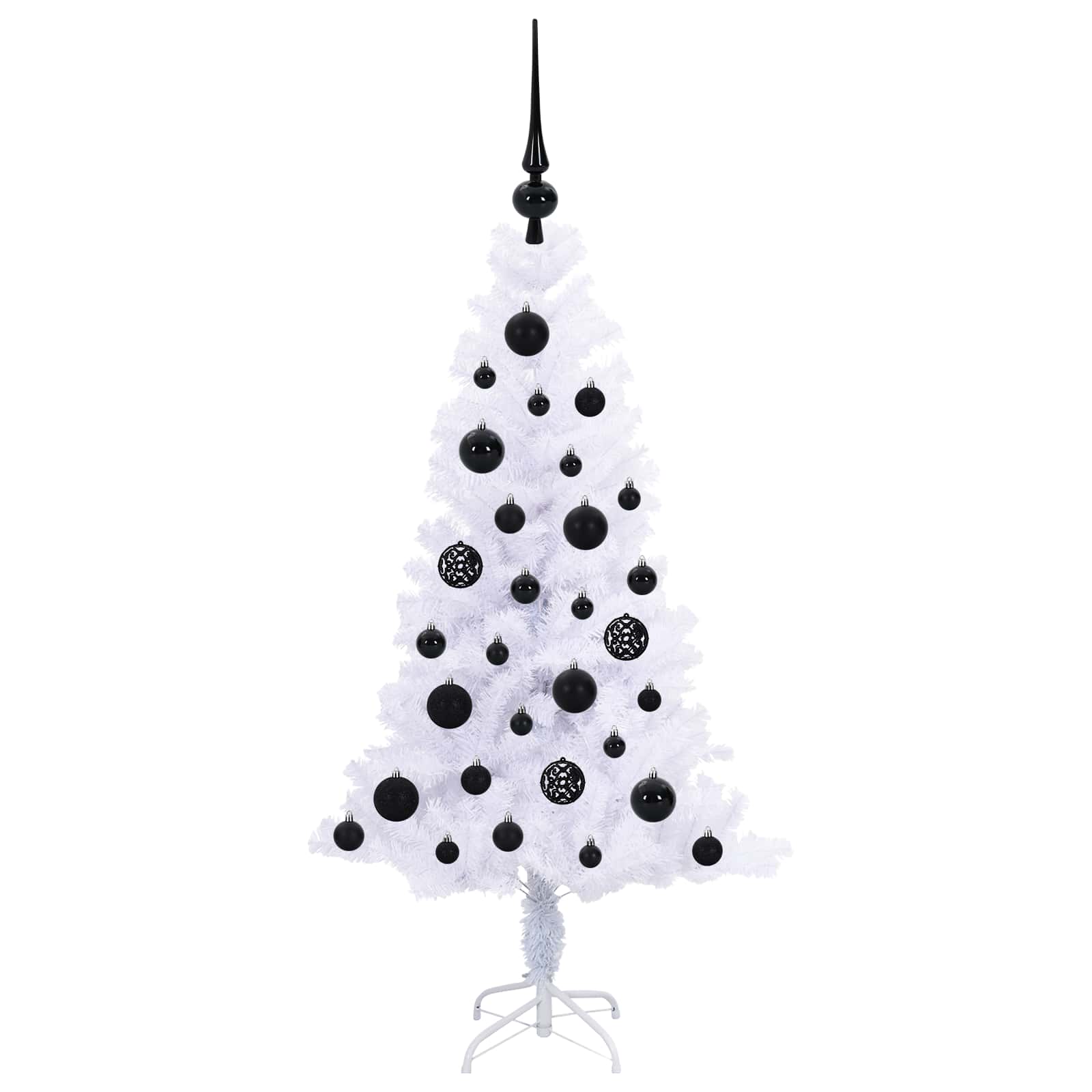 Kunstkerstboom met 150 LED Wit 120 cm PVC en Staal is nu te koop bij PeponiXL, paradijselijk wonen!
