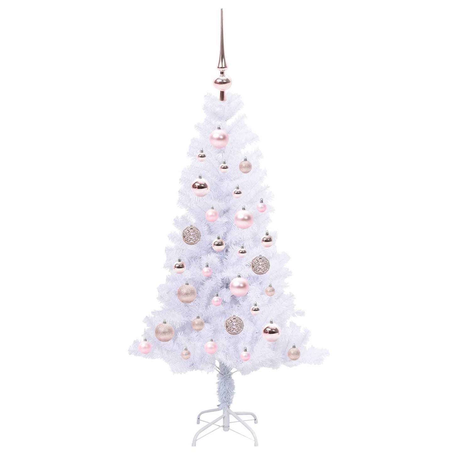 Kunstkerstboom met 150 LED Wit 120 cm PVC en Staal is nu te koop bij PeponiXL, paradijselijk wonen!