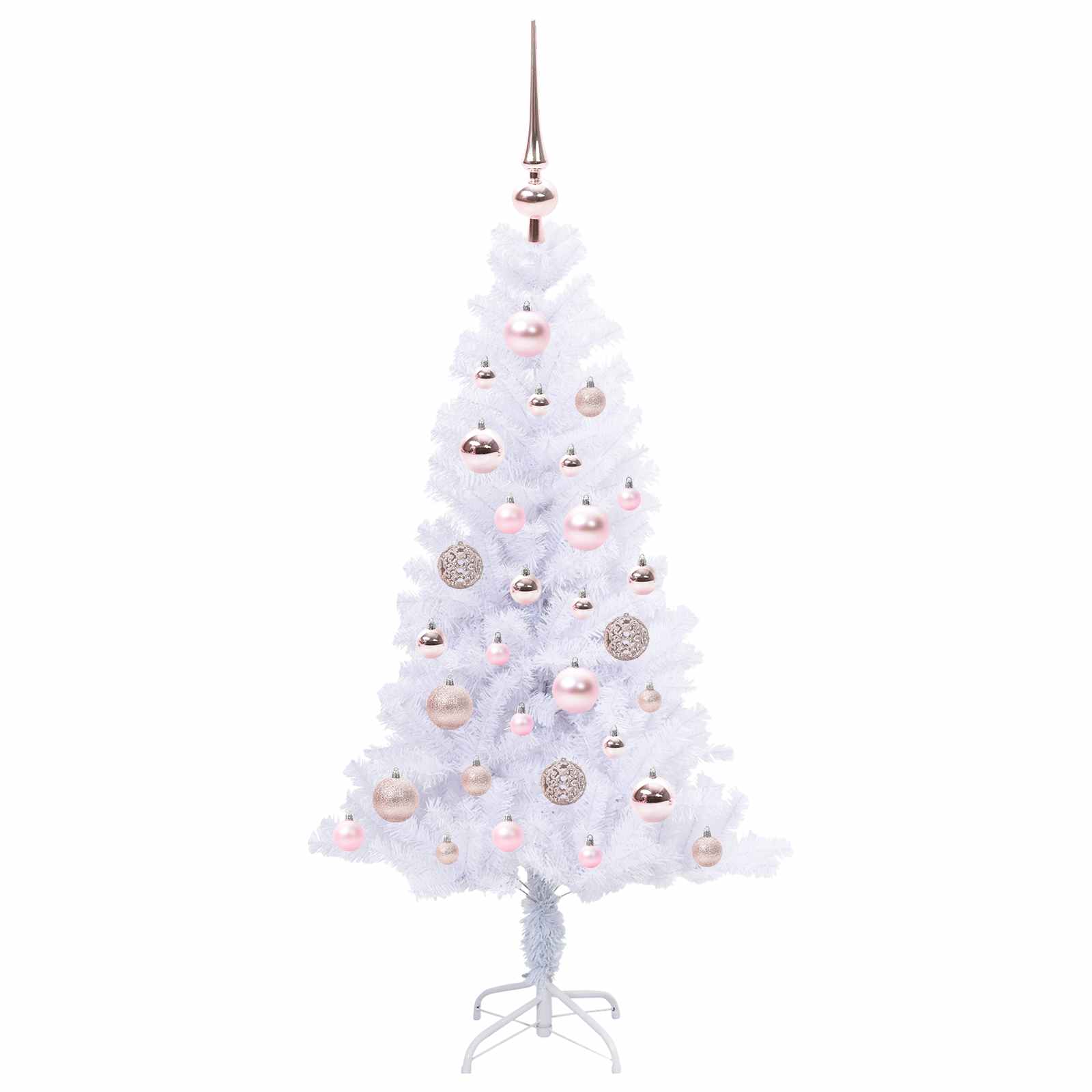 Kunstkerstboom met 150 LED Wit 120 cm PVC en Staal is nu te koop bij PeponiXL, paradijselijk wonen!