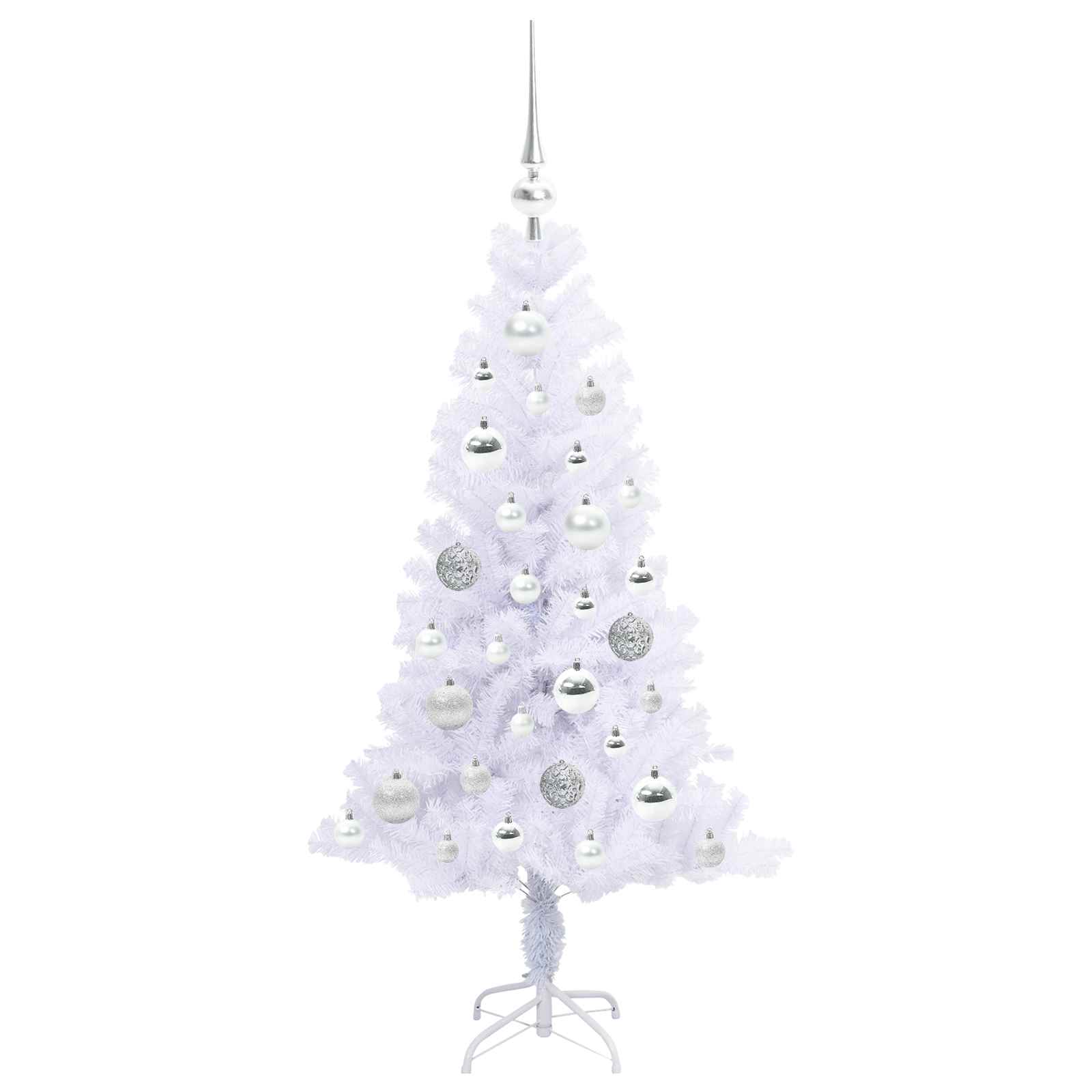 Kunstkerstboom met 150 LED Wit 120 cm PVC en Staal is nu te koop bij PeponiXL, paradijselijk wonen!