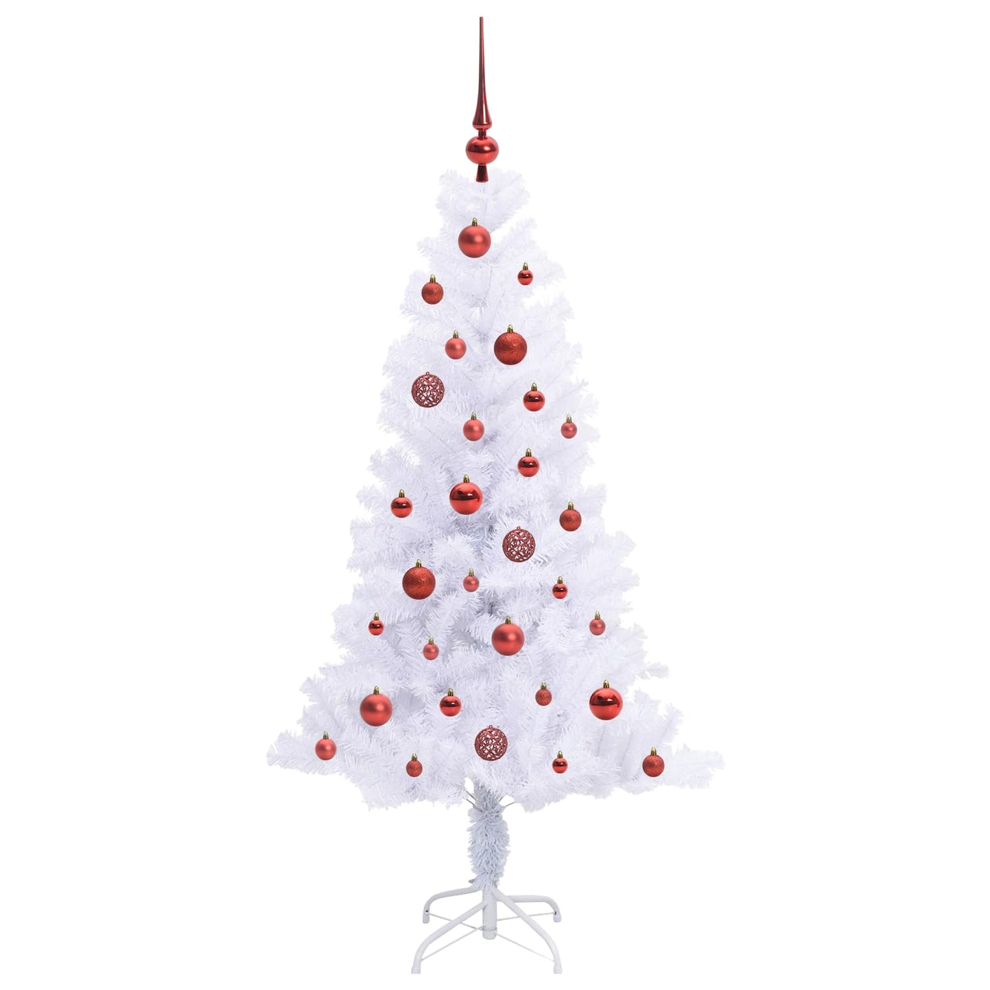 Kunstkerstboom met 150 LED Wit 150 cm PVC en Staal is nu te koop bij PeponiXL, paradijselijk wonen!