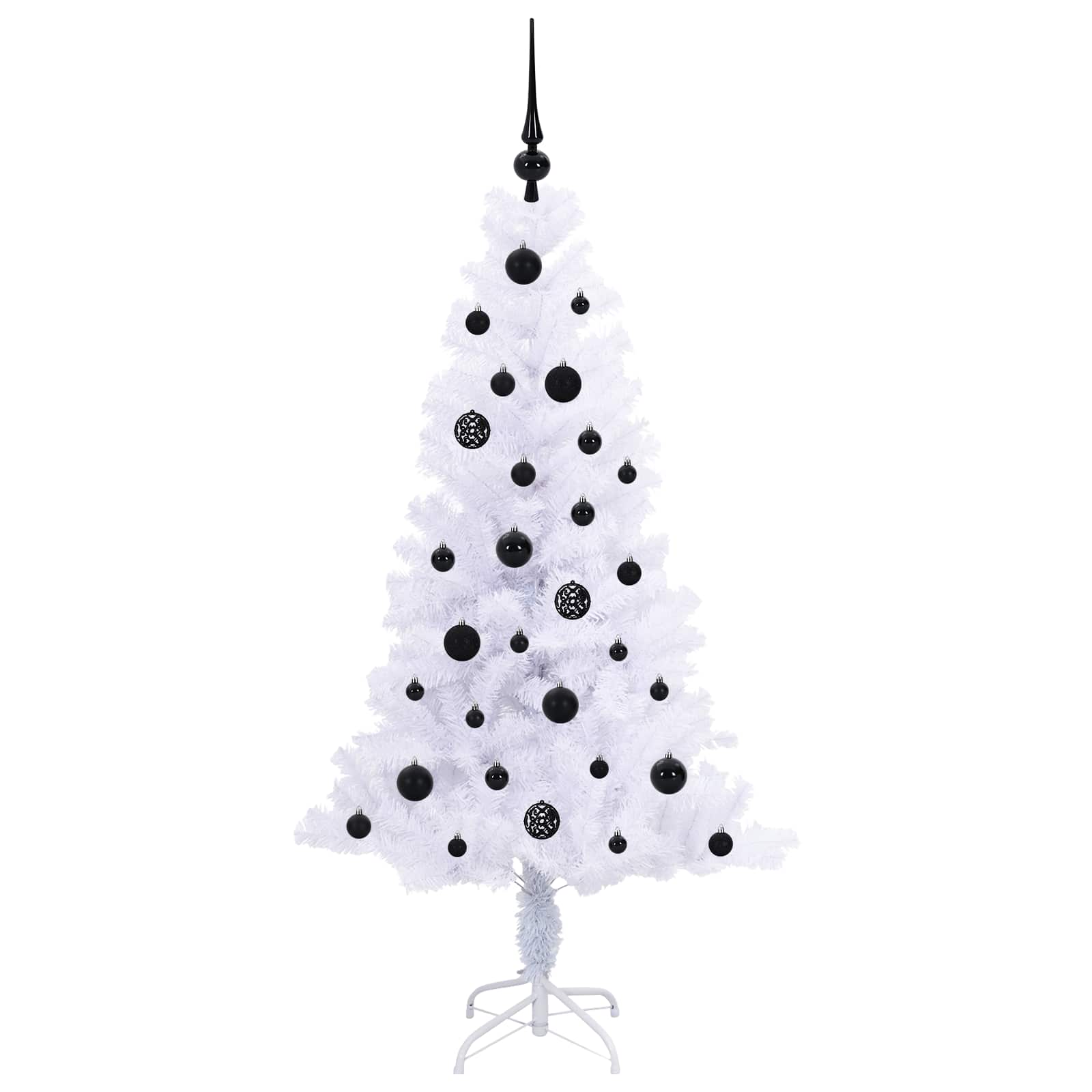Kunstkerstboom met 150 LED Wit 150 cm PVC en Staal is nu te koop bij PeponiXL, paradijselijk wonen!