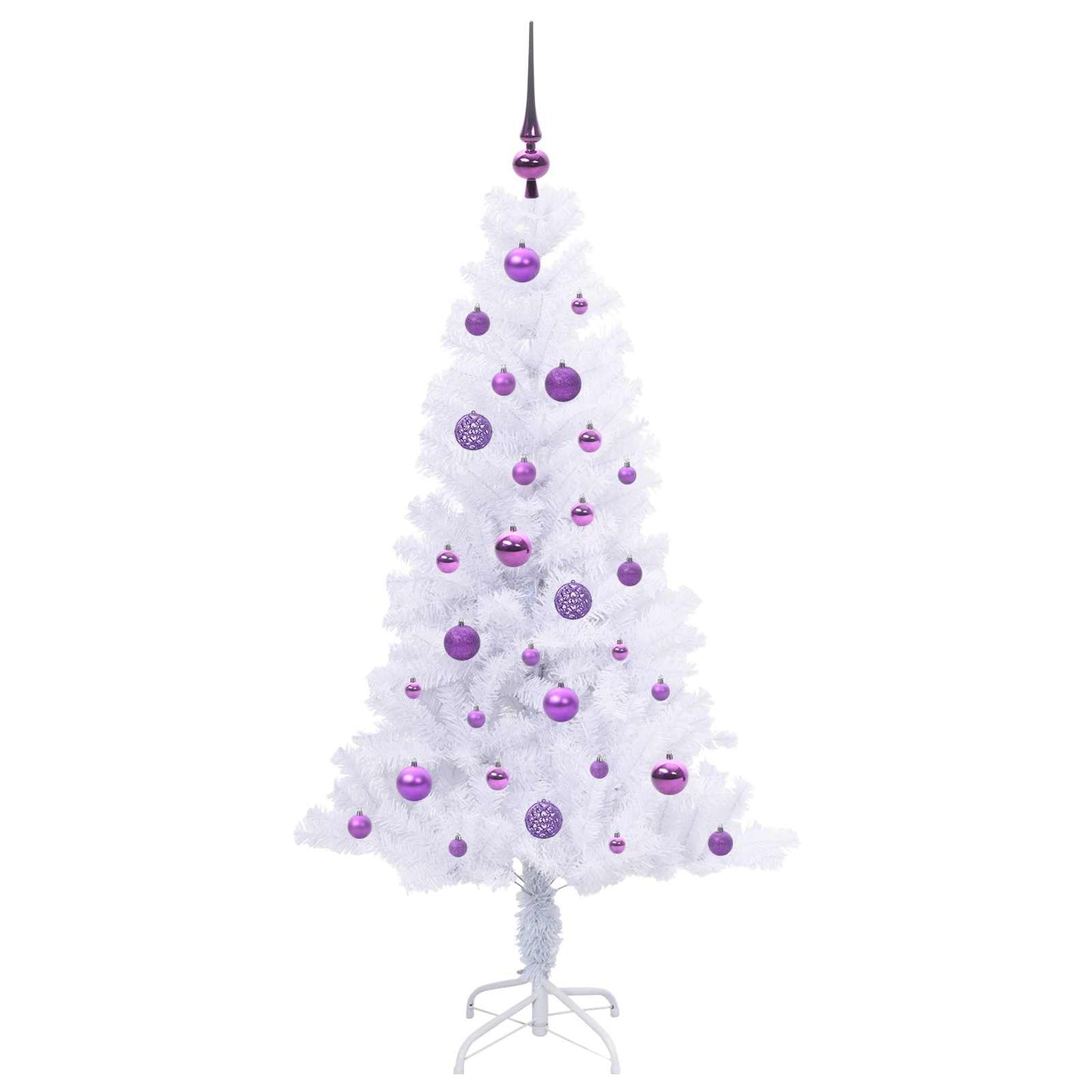 Kunstkerstboom met 150 LED Wit 150 cm PVC en Staal is nu te koop bij PeponiXL, paradijselijk wonen!