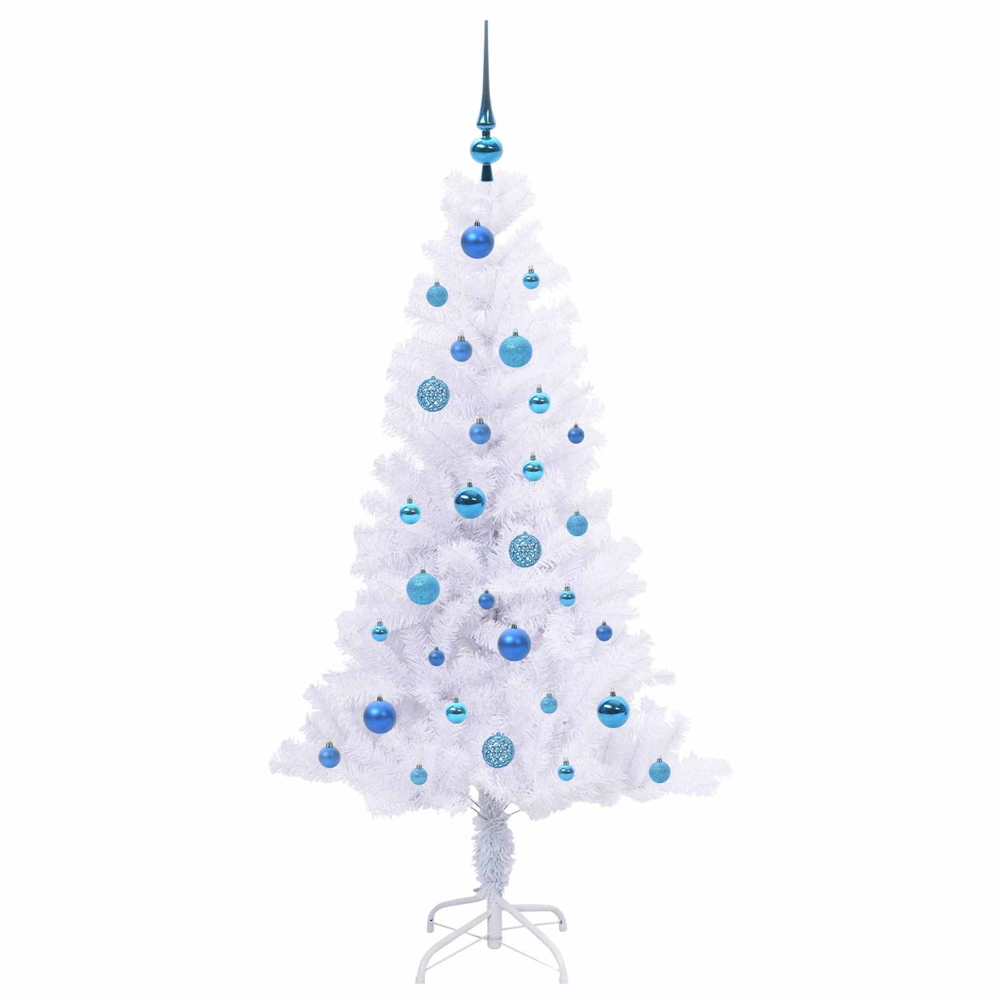 Kunstkerstboom met 150 LED Wit 150 cm PVC en Staal is nu te koop bij PeponiXL, paradijselijk wonen!