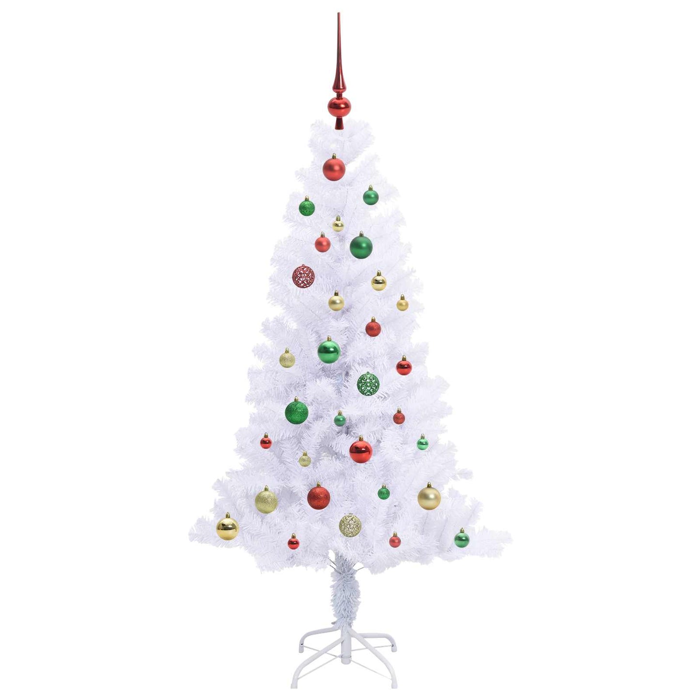 Kunstkerstboom met 150 LED Wit 150 cm PVC en Staal is nu te koop bij PeponiXL, paradijselijk wonen!