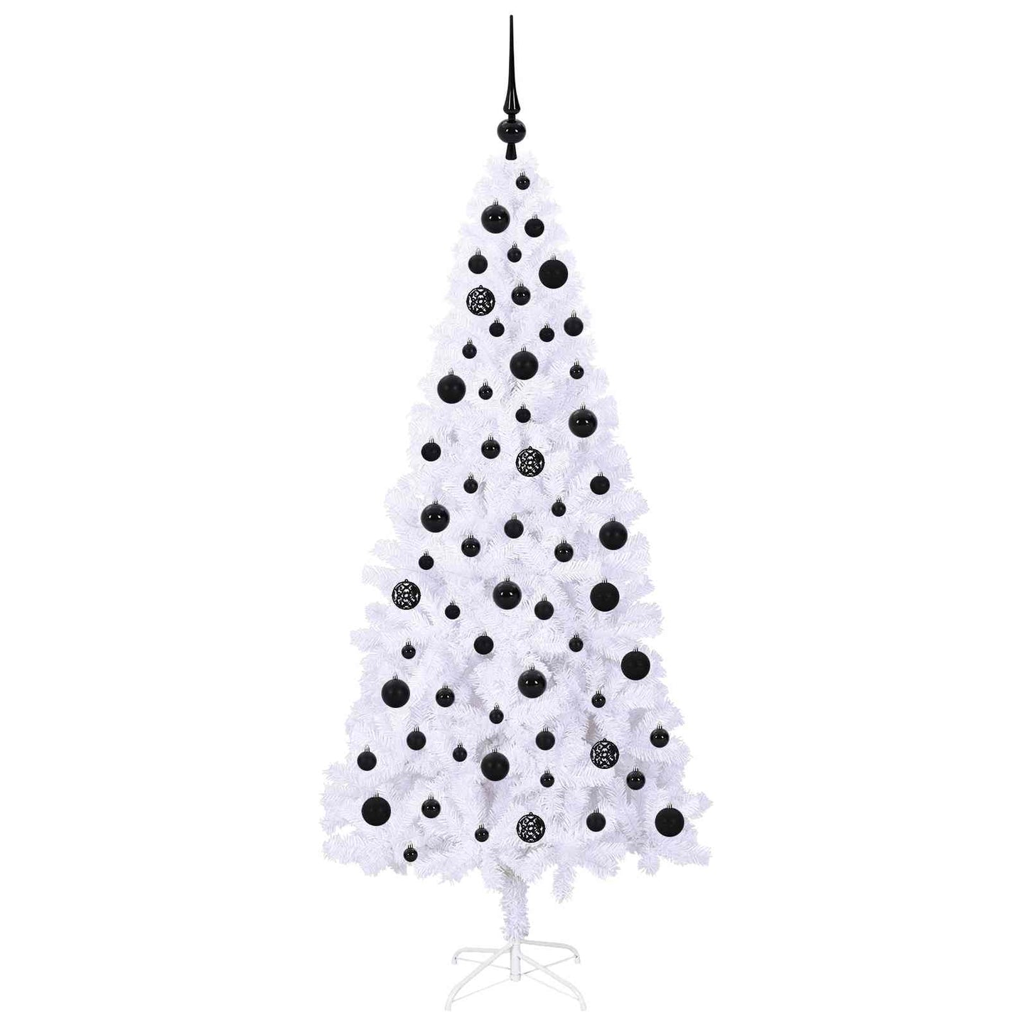 Kunstkerstboom met 300 LED Wit 180 cm PVC en staal is nu te koop bij PeponiXL, paradijselijk wonen!