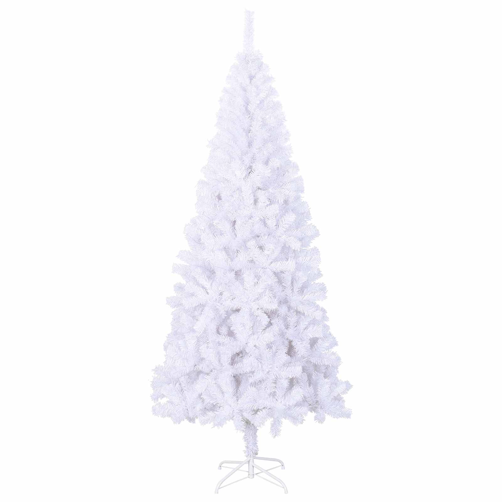 Kunstkerstboom met 300 LED Wit 180 cm PVC en staal is nu te koop bij PeponiXL, paradijselijk wonen!