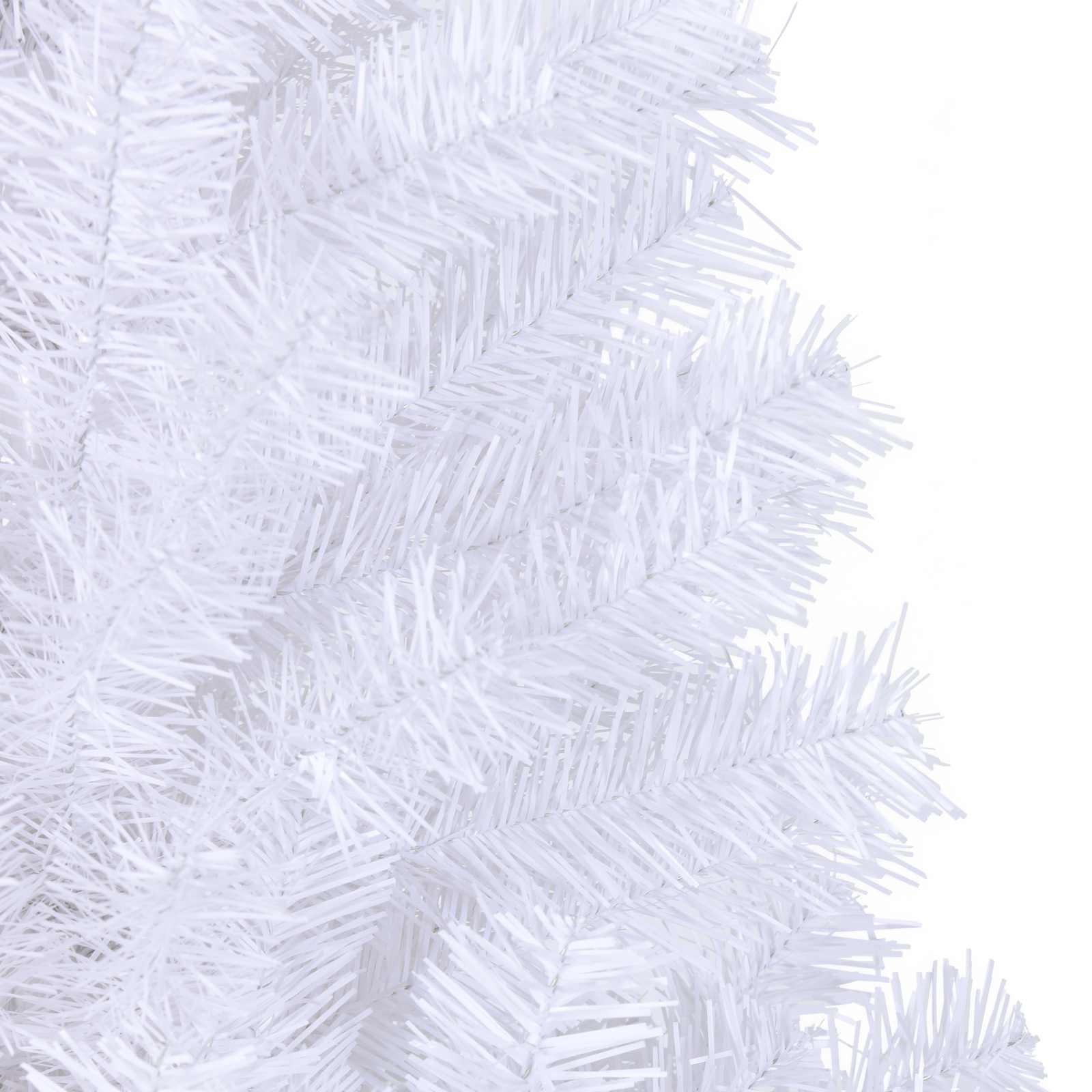 Kunstkerstboom met 300 LED Wit 240 cm PVC en staal is nu te koop bij PeponiXL, paradijselijk wonen!