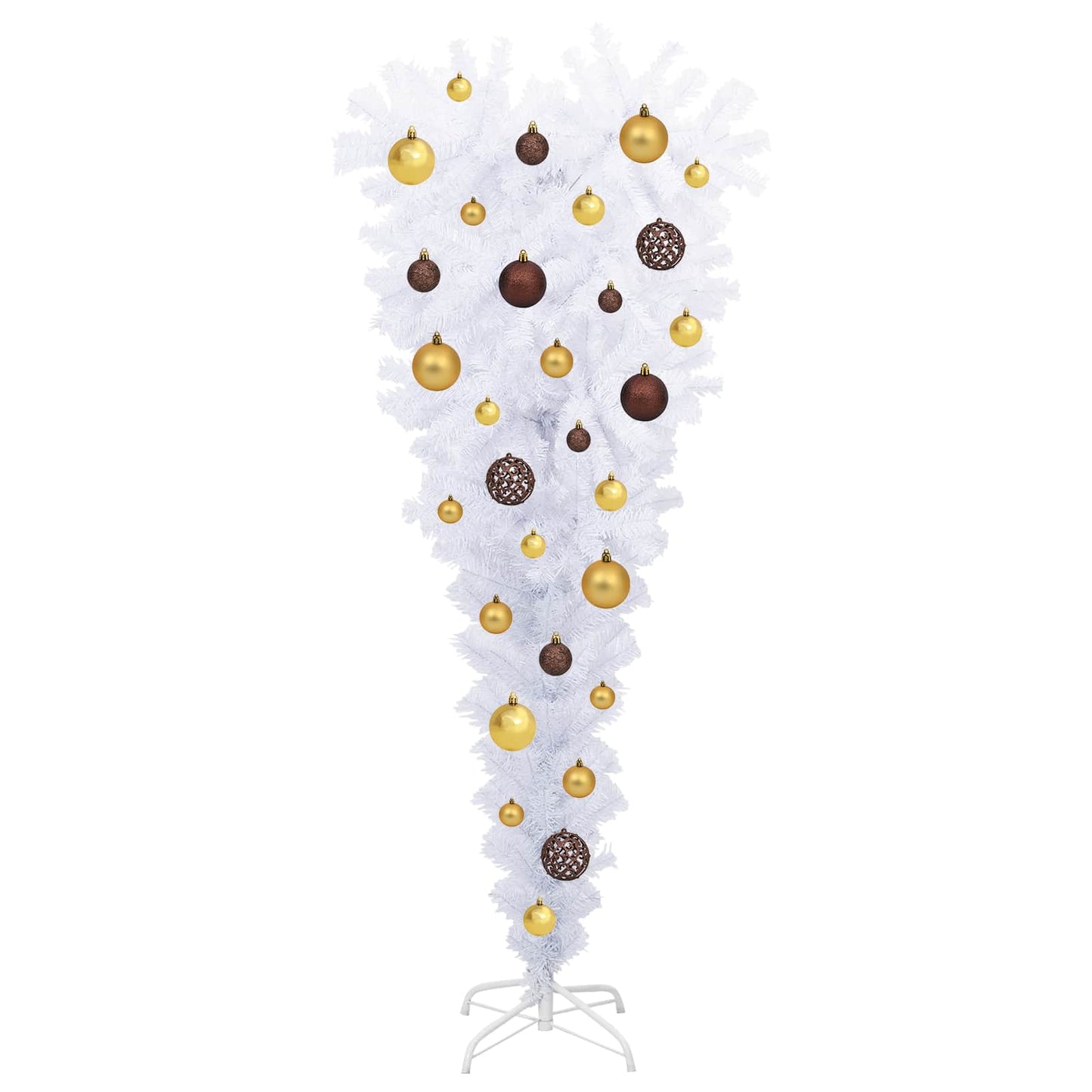 Kunstkerstboom met 150 LED Wit 120 cm PVC en Staal is nu te koop bij PeponiXL, paradijselijk wonen!