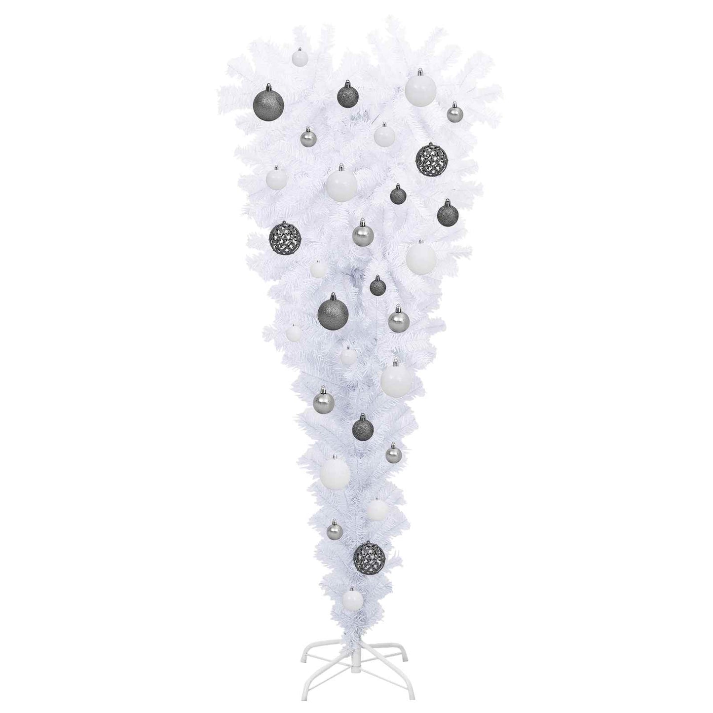 Kunstkerstboom met 150 LED Wit 120 cm PVC en Staal is nu te koop bij PeponiXL, paradijselijk wonen!