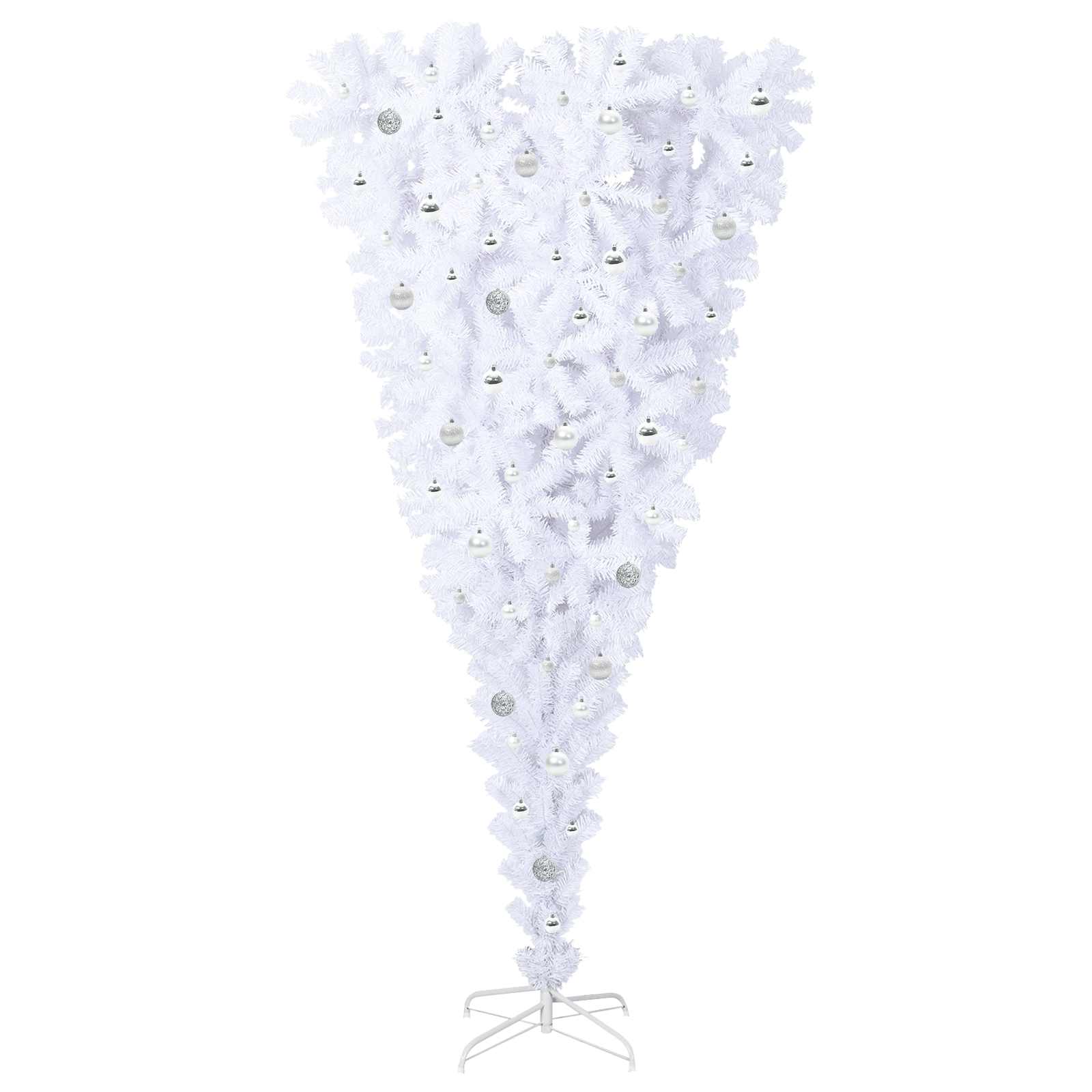 Kunstkerstboom met 300 LED Wit 240 cm PVC en Staal is nu te koop bij PeponiXL, paradijselijk wonen!