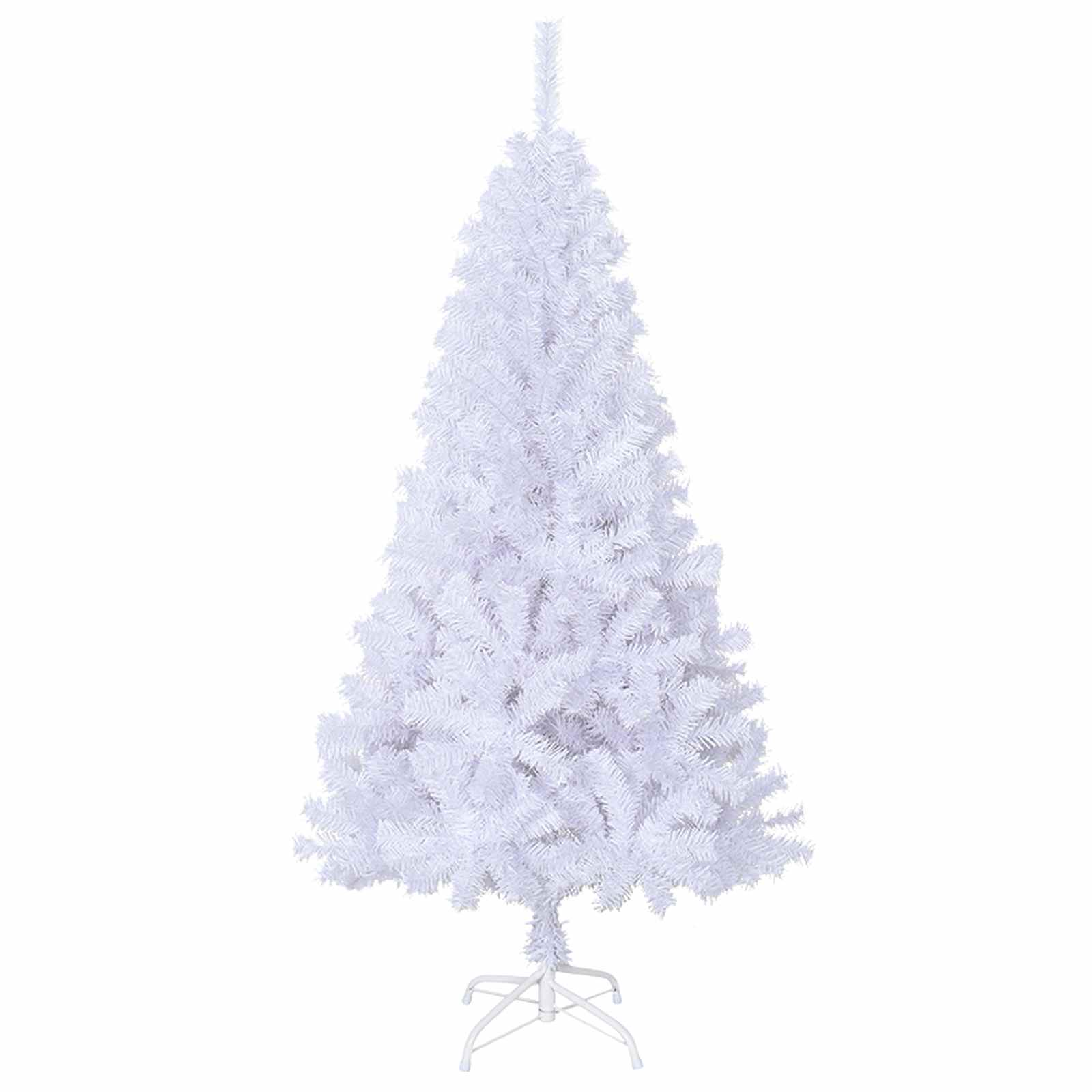 Kunstkerstboom met 150 LED Wit 120 cm PVC en staal is nu te koop bij PeponiXL, paradijselijk wonen!