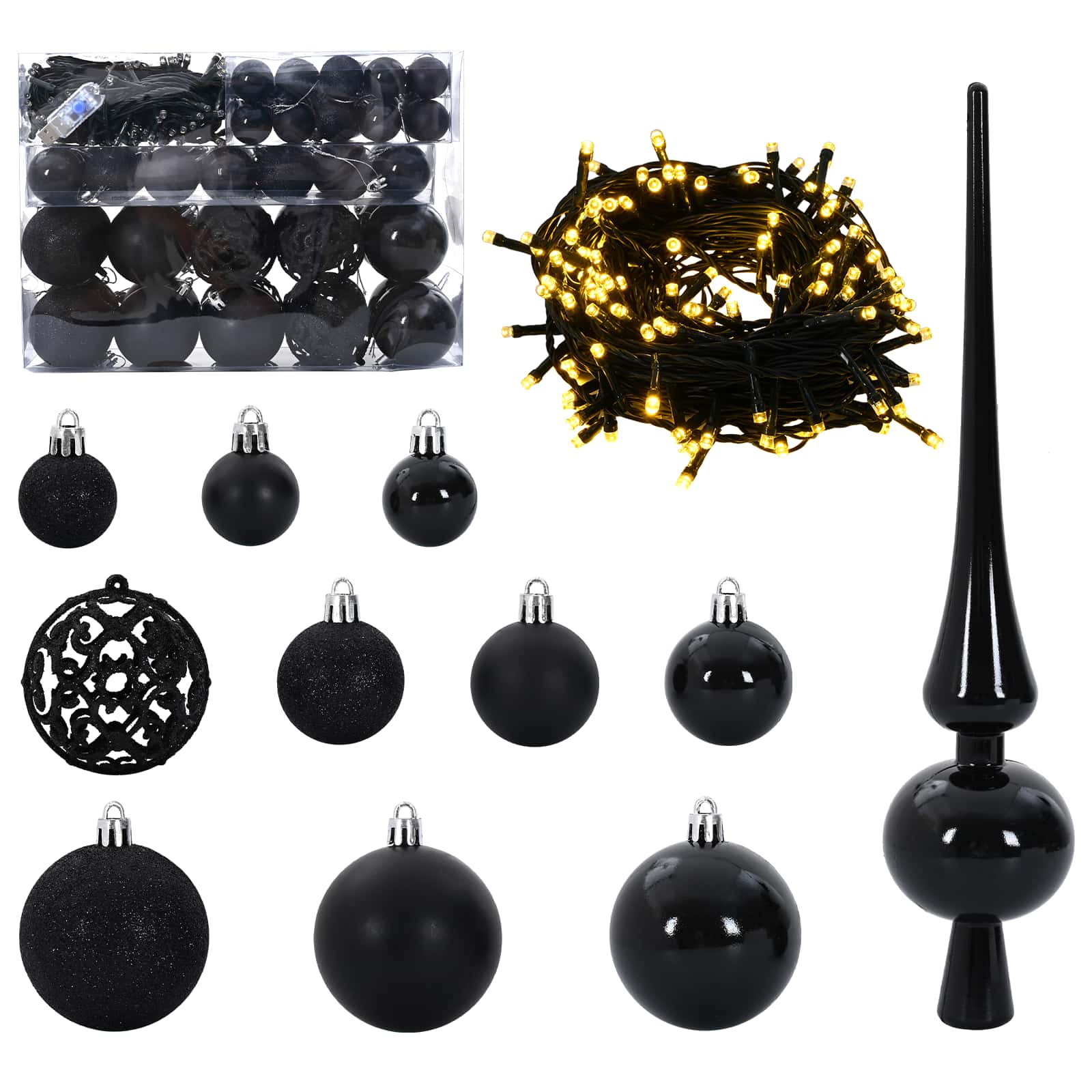 Kunstkerstboom met 150 LED Wit 150 cm PVC en staal is nu te koop bij PeponiXL, paradijselijk wonen!