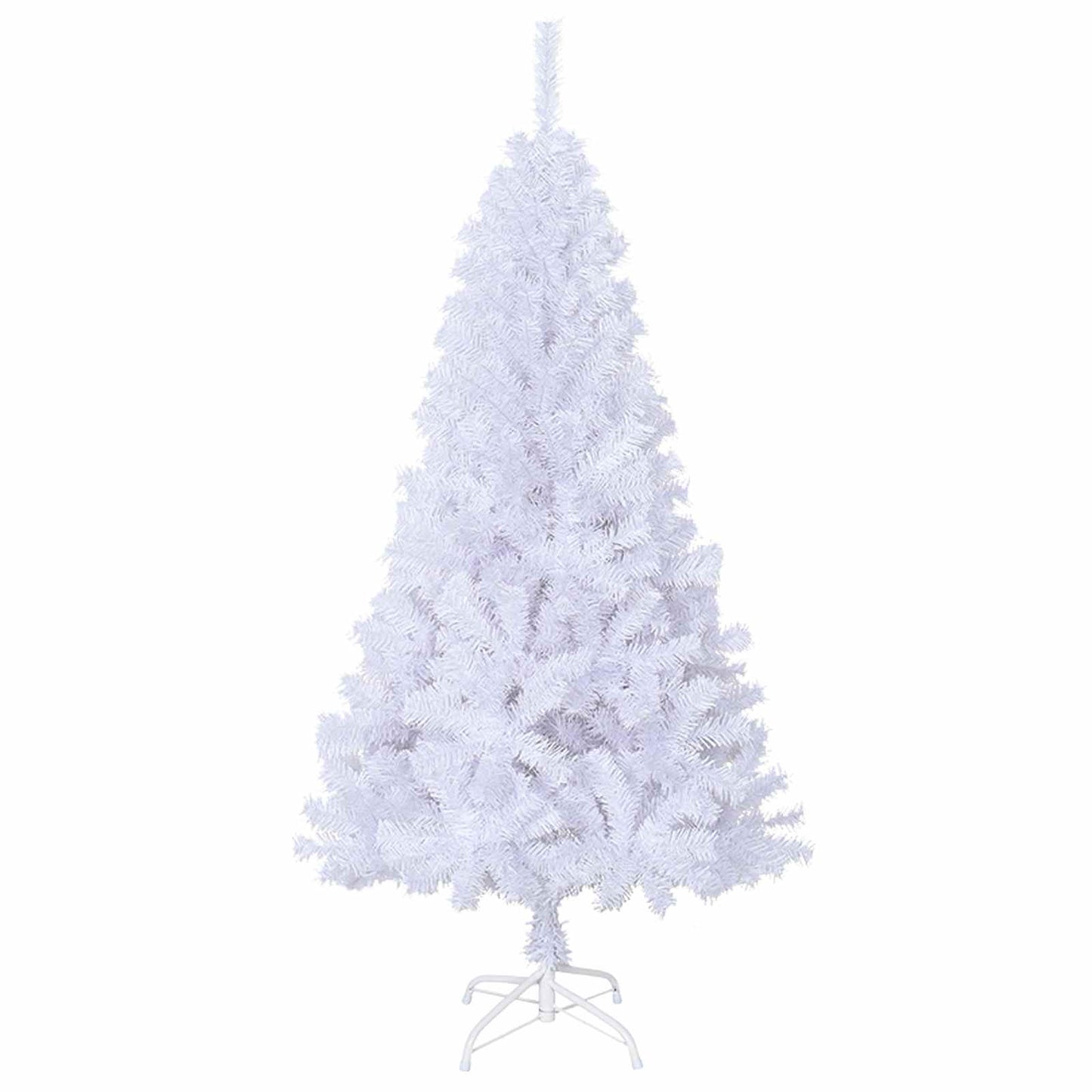 Kunstkerstboom met 150 LED Wit 150 cm PVC en staal is nu te koop bij PeponiXL, paradijselijk wonen!