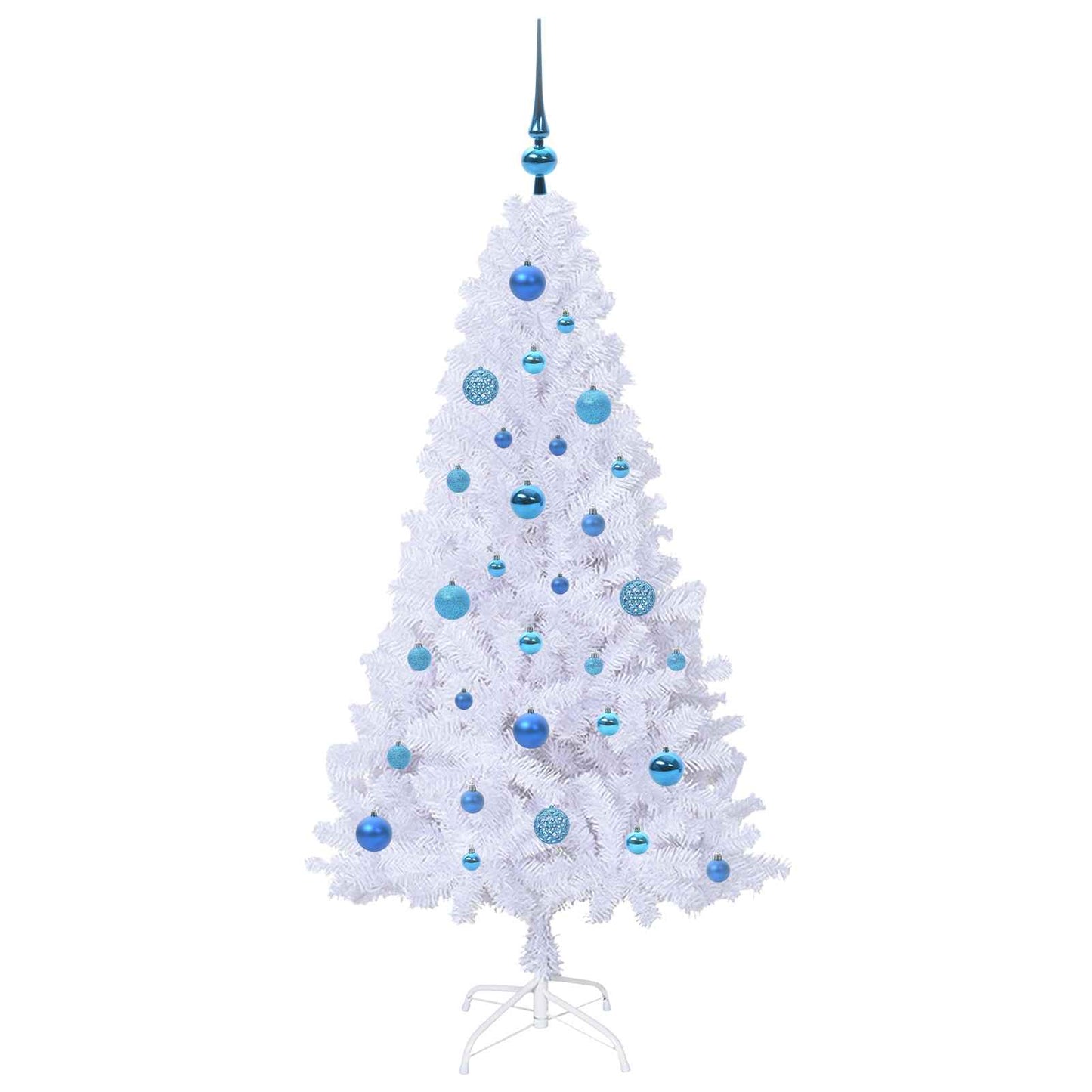 Kunstkerstboom met 150 LED Wit 150 cm PVC en staal is nu te koop bij PeponiXL, paradijselijk wonen!