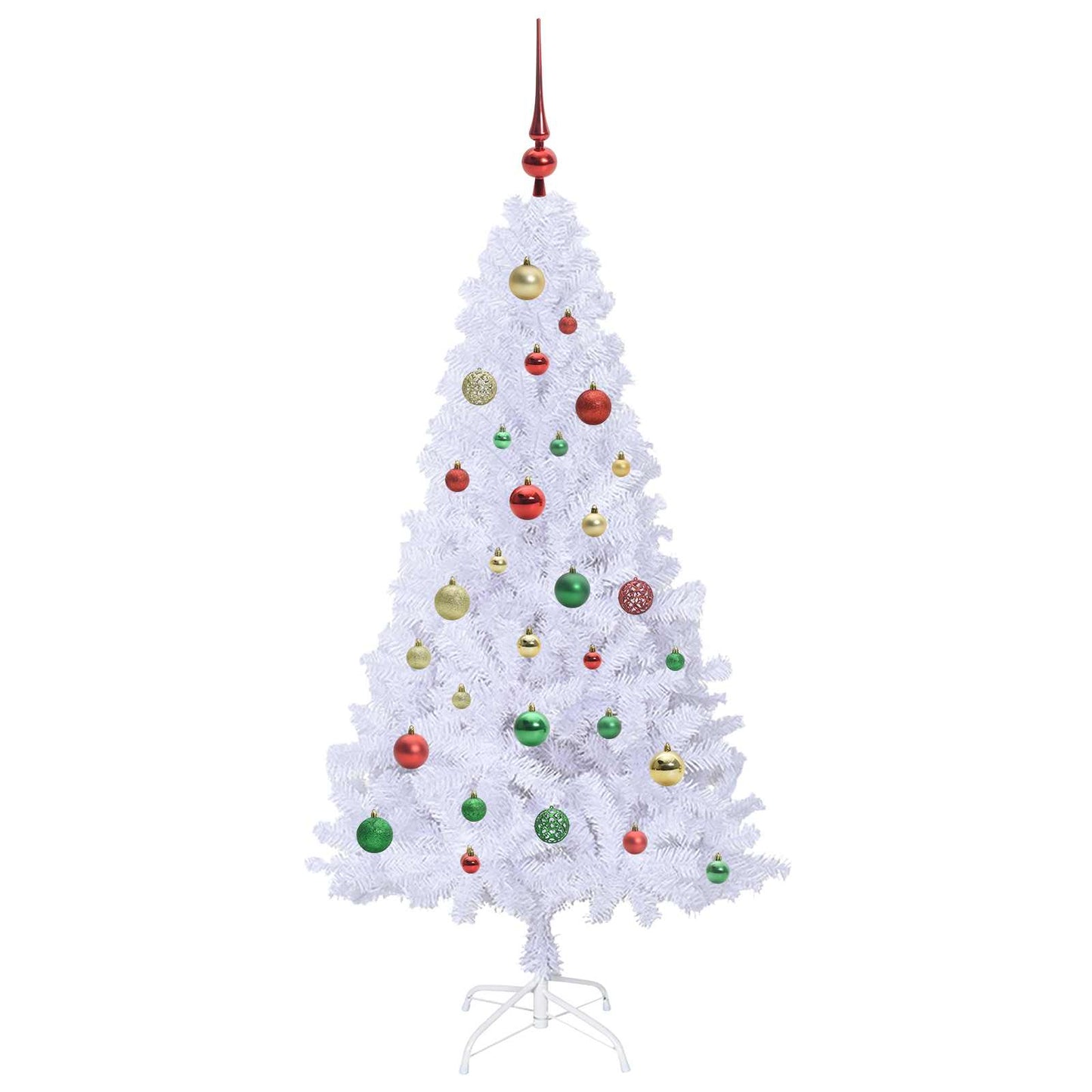 Kunstkerstboom met 150 LED Wit 150 cm PVC en staal is nu te koop bij PeponiXL, paradijselijk wonen!