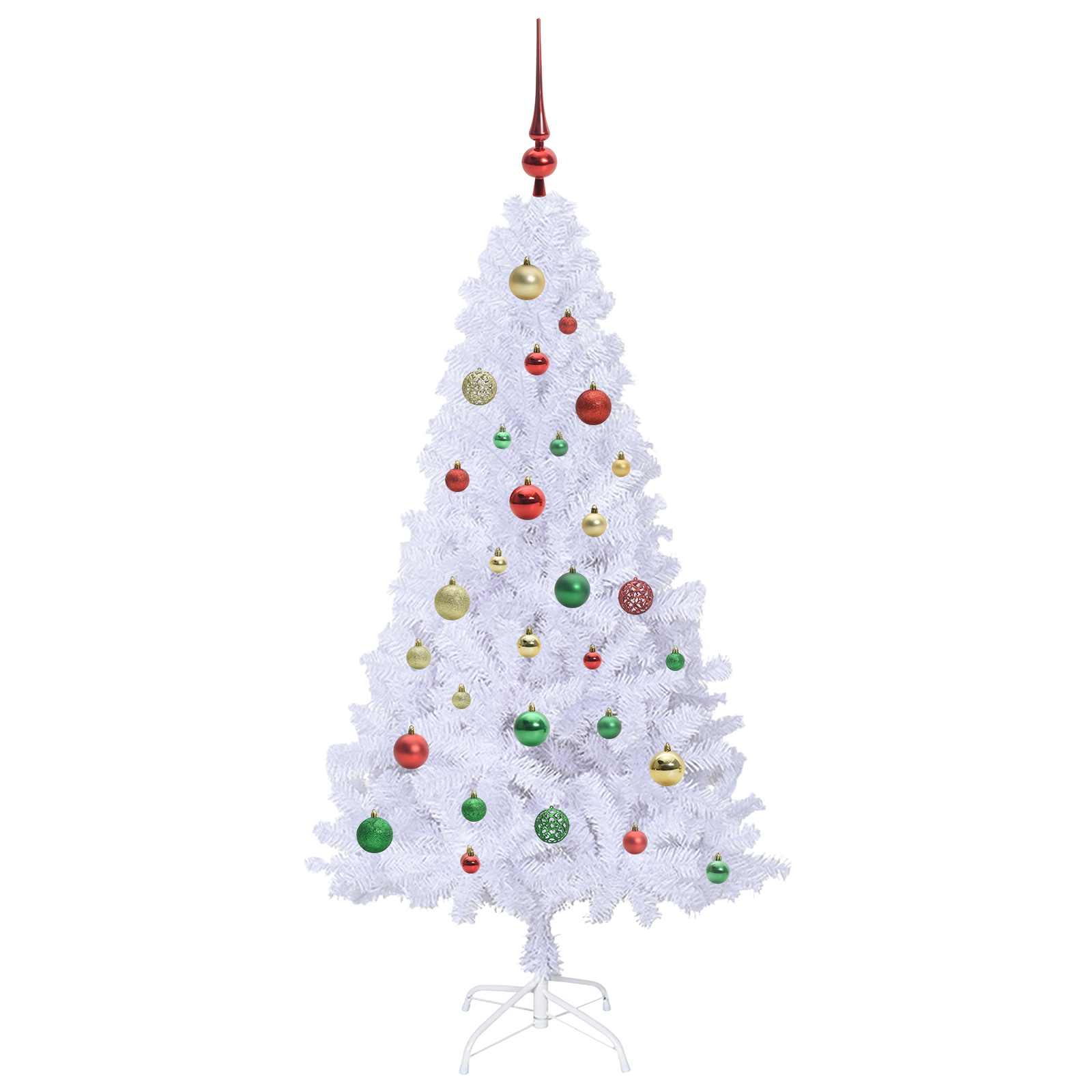 Kunstkerstboom met 150 LED Wit 150 cm PVC en staal is nu te koop bij PeponiXL, paradijselijk wonen!