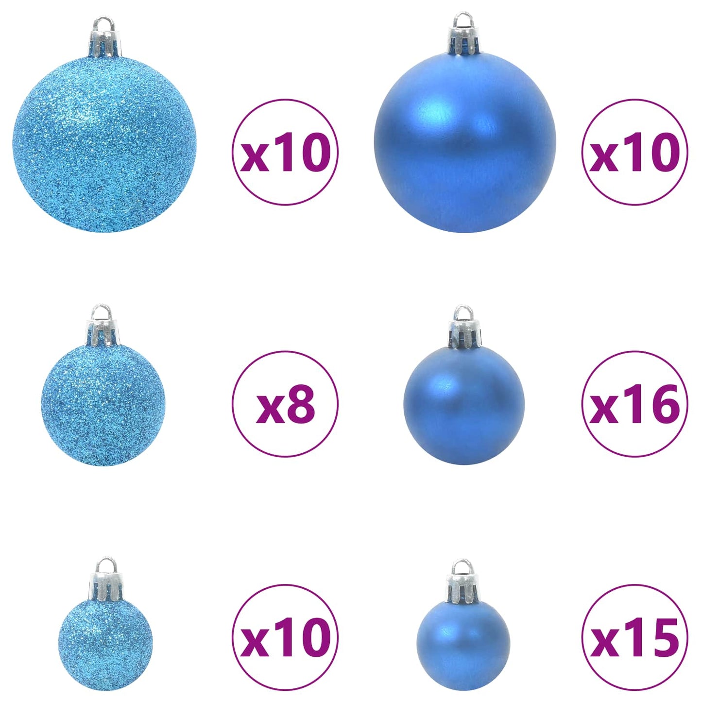 Kunstkerstboom met 300 LED Wit 240 cm PVC en staal is nu te koop bij PeponiXL, paradijselijk wonen!