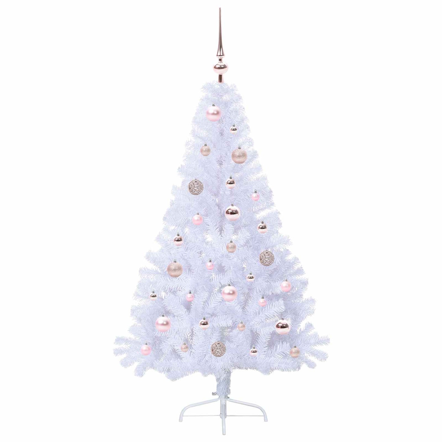Kunstkerstboom met 150 LED Wit 150 cm PVC en staal is nu te koop bij PeponiXL, paradijselijk wonen!