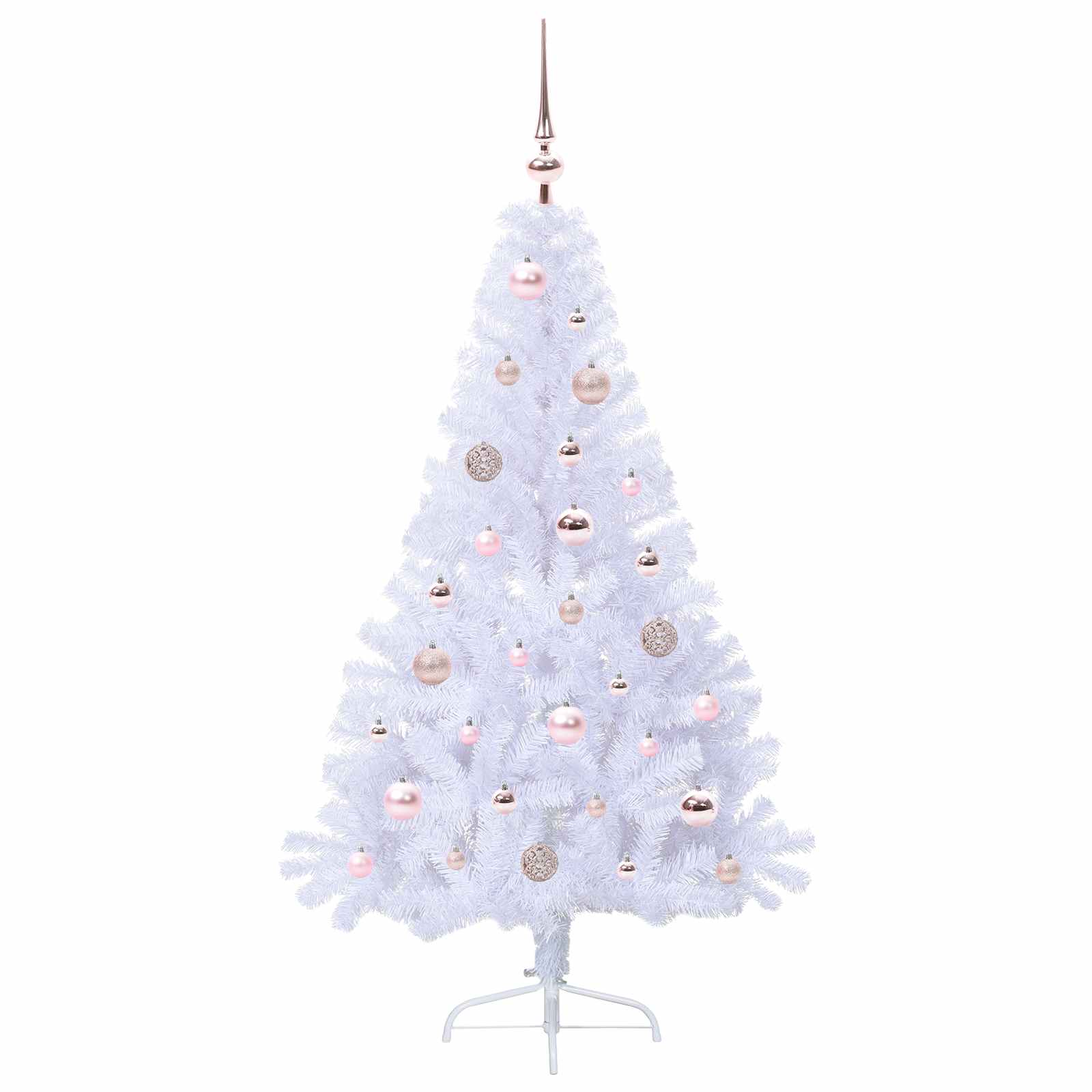 Kunstkerstboom met 150 LED Wit 150 cm PVC en staal is nu te koop bij PeponiXL, paradijselijk wonen!