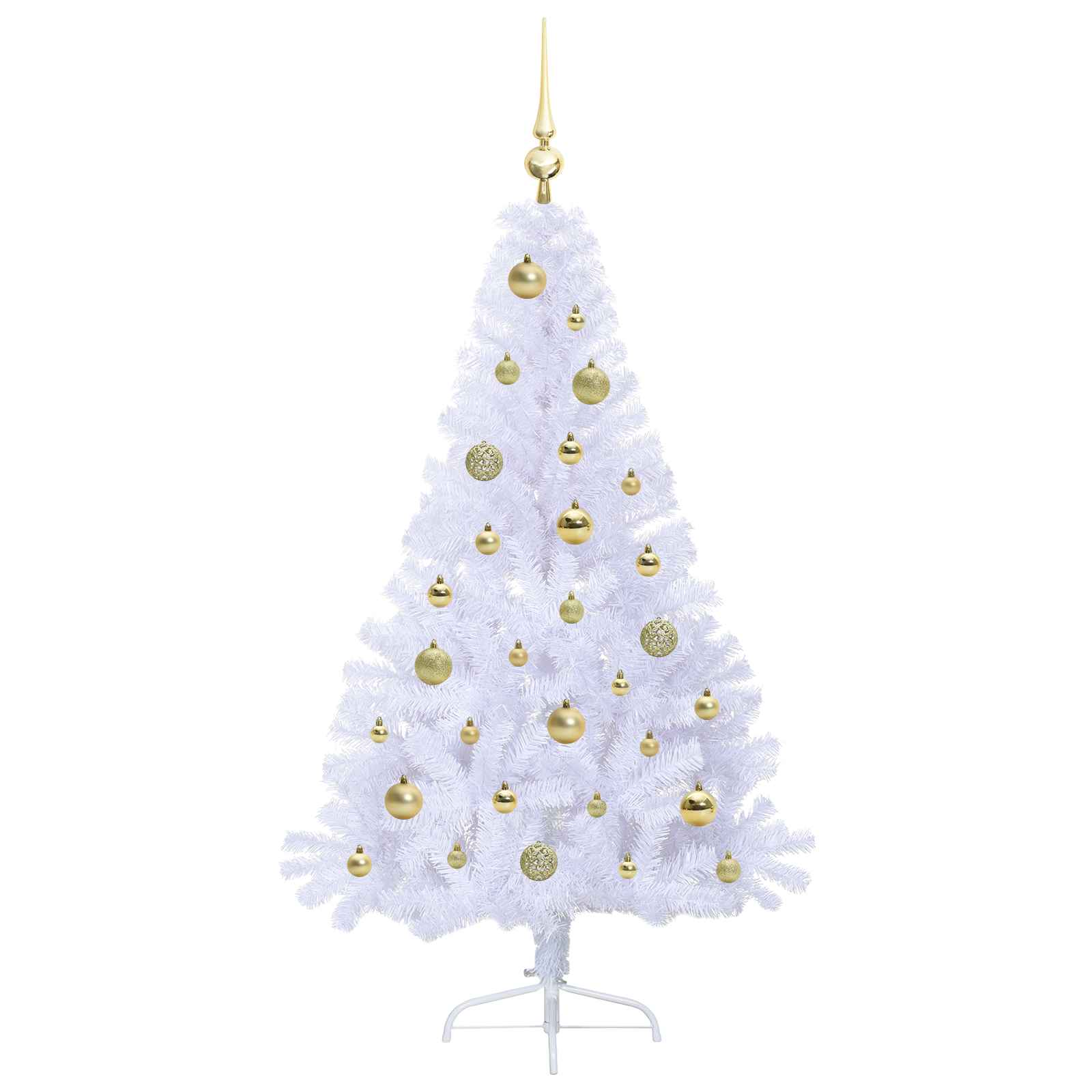 Kunstkerstboom met 150 LED Wit 150 cm PVC en staal is nu te koop bij PeponiXL, paradijselijk wonen!