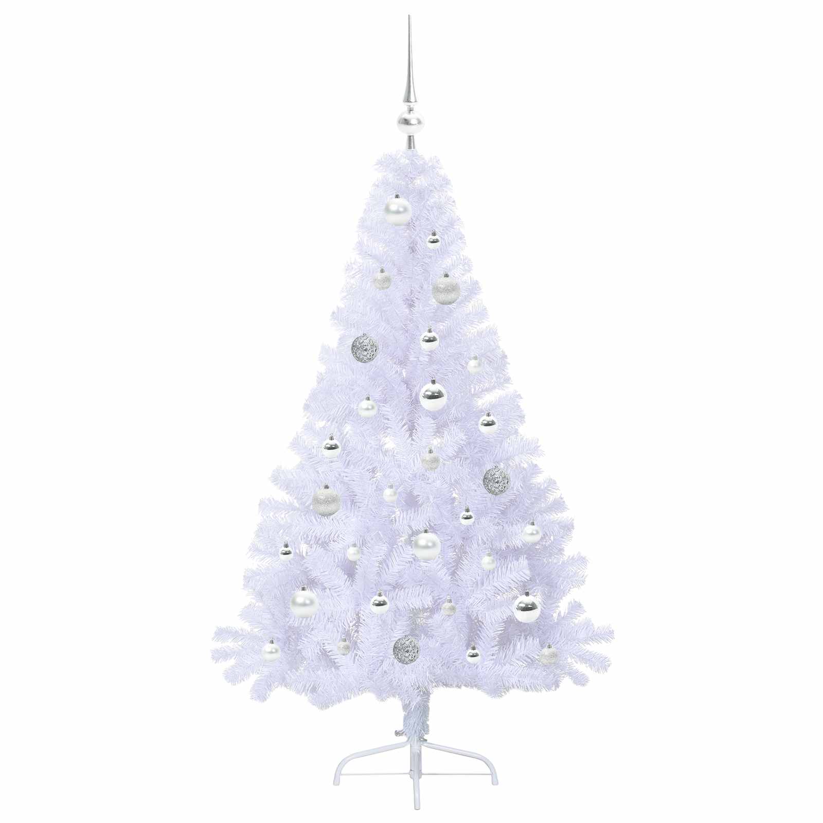 Kunstkerstboom met 150 LED Wit 150 cm PVC en staal is nu te koop bij PeponiXL, paradijselijk wonen!