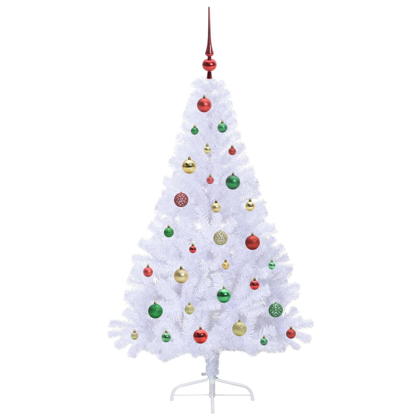 Kunstkerstboom met 150 LED Wit 150 cm PVC en staal is nu te koop bij PeponiXL, paradijselijk wonen!