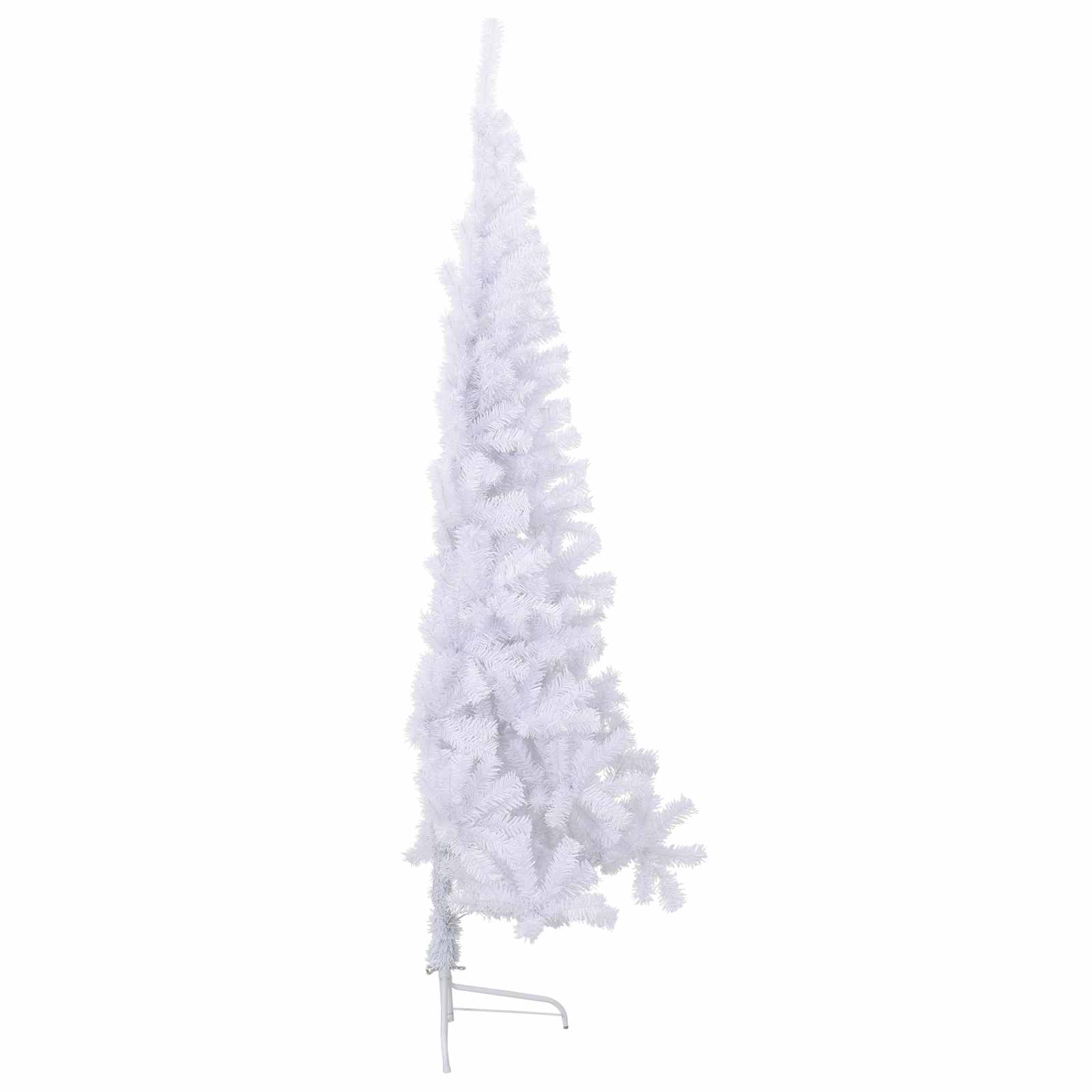 Kunstkerstboom met 300 LED Wit 210 cm PVC en staal is nu te koop bij PeponiXL, paradijselijk wonen!