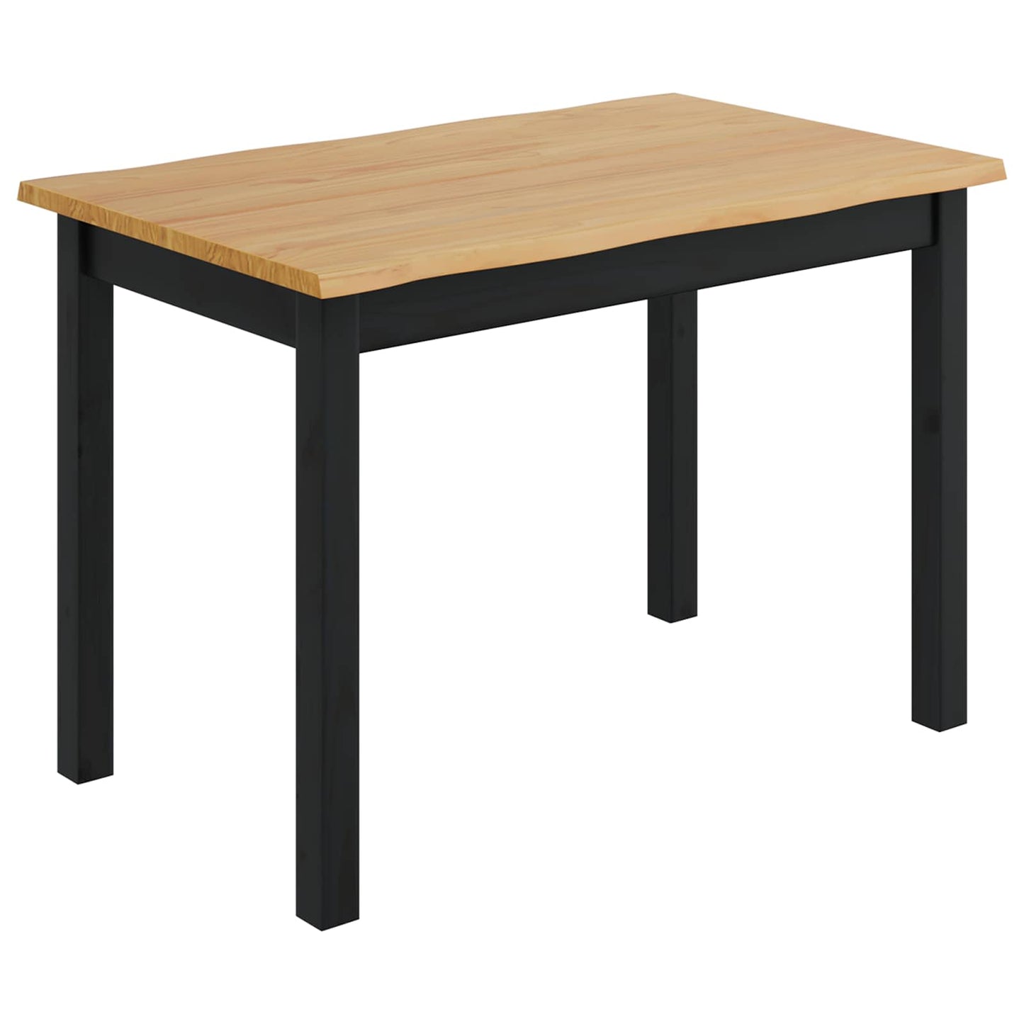 Eettafel EKAI Zwart 112 x 70 x 76,5 cm Massief grenenhout is nu te koop bij PeponiXL, paradijselijk wonen!