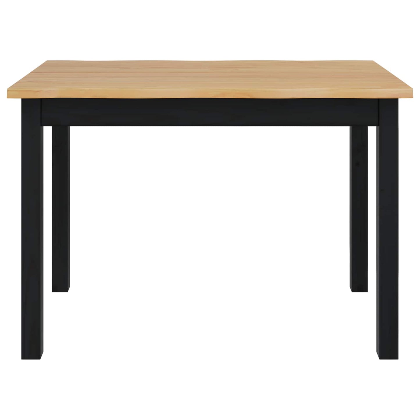 Eettafel EKAI Zwart 112 x 70 x 76,5 cm Massief grenenhout is nu te koop bij PeponiXL, paradijselijk wonen!