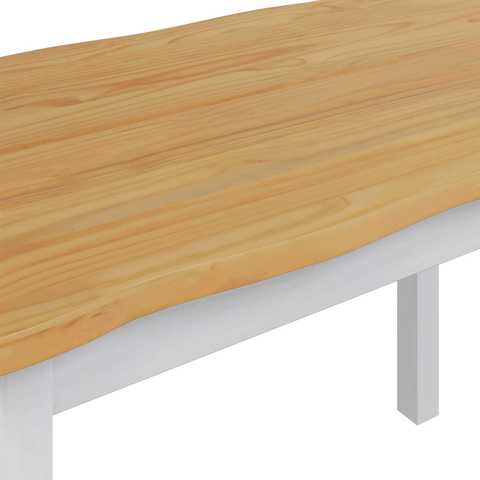 Eettafel EKAI Wit 112 x 70 x 76,5 cm Massief grenenhout is nu te koop bij PeponiXL, paradijselijk wonen!