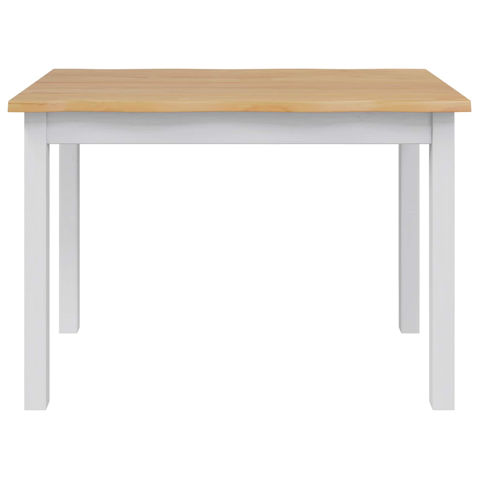 Eettafel EKAI Wit 112 x 70 x 76,5 cm Massief grenenhout is nu te koop bij PeponiXL, paradijselijk wonen!