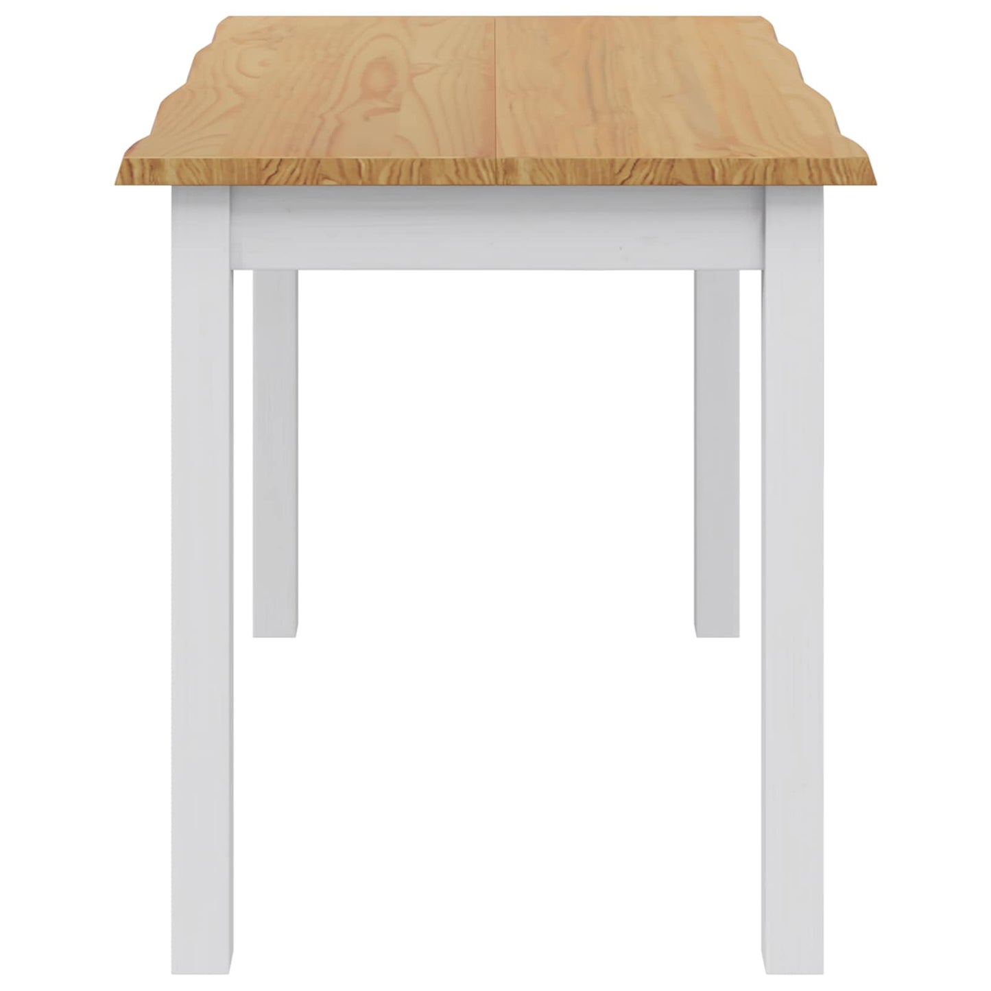 Eettafel EKAI Wit 112 x 70 x 76,5 cm Massief grenenhout is nu te koop bij PeponiXL, paradijselijk wonen!
