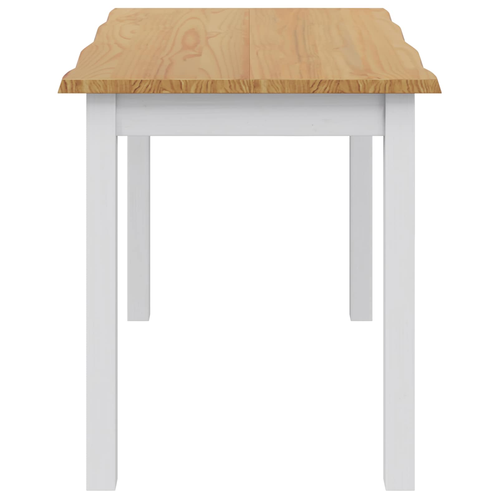 Eettafel EKAI Wit 112 x 70 x 76,5 cm Massief grenenhout is nu te koop bij PeponiXL, paradijselijk wonen!