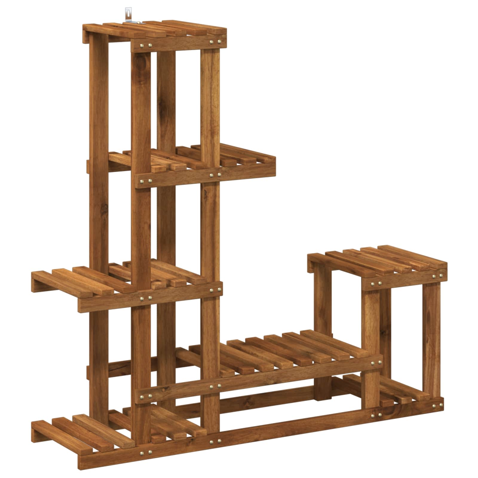 Plantenstandaard Naturel 93,5 x 25 x 91,5 cm Massief Acaciahout is nu te koop bij PeponiXL, paradijselijk wonen!