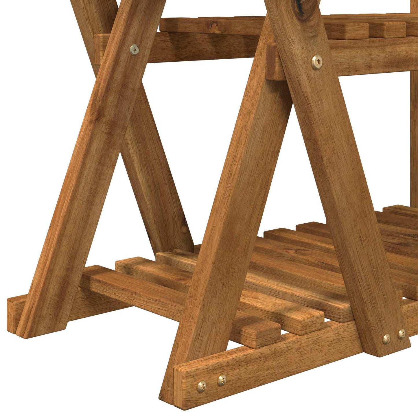 Plantenstandaard Naturel 95 x 25 x 101,5 cm Massief Acaciahout