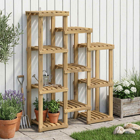 Plantenstandaard Wit 85 x 30 x 114,5 cm Massief Acaciahout is nu te koop bij PeponiXL, paradijselijk wonen!