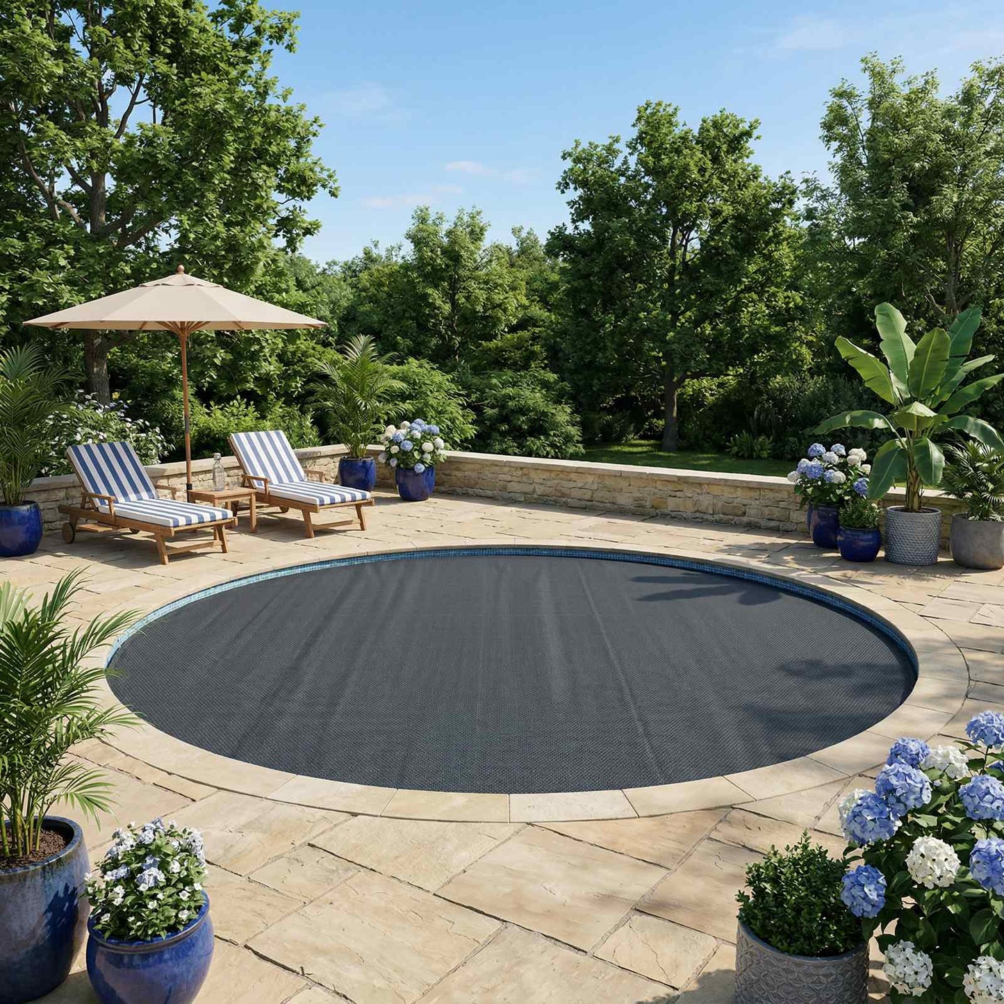 Solar afdekzeil voor zwembad zware kwaliteit Zwart PE is nu te koop bij PeponiXL, paradijselijk wonen!