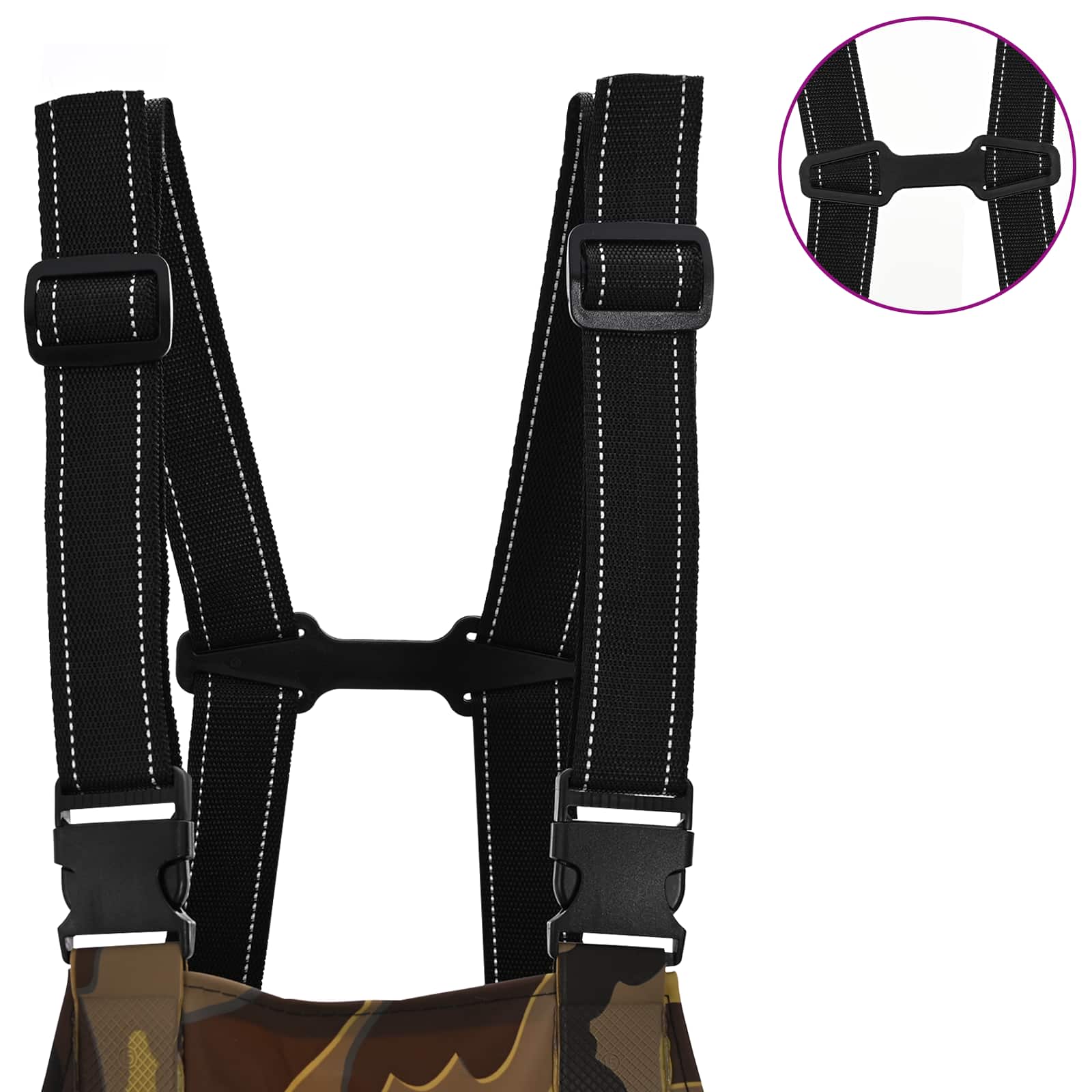 Chest Waders met laarzen PVC gecoate polyester Afmeting 38 is nu te koop bij PeponiXL, paradijselijk wonen!