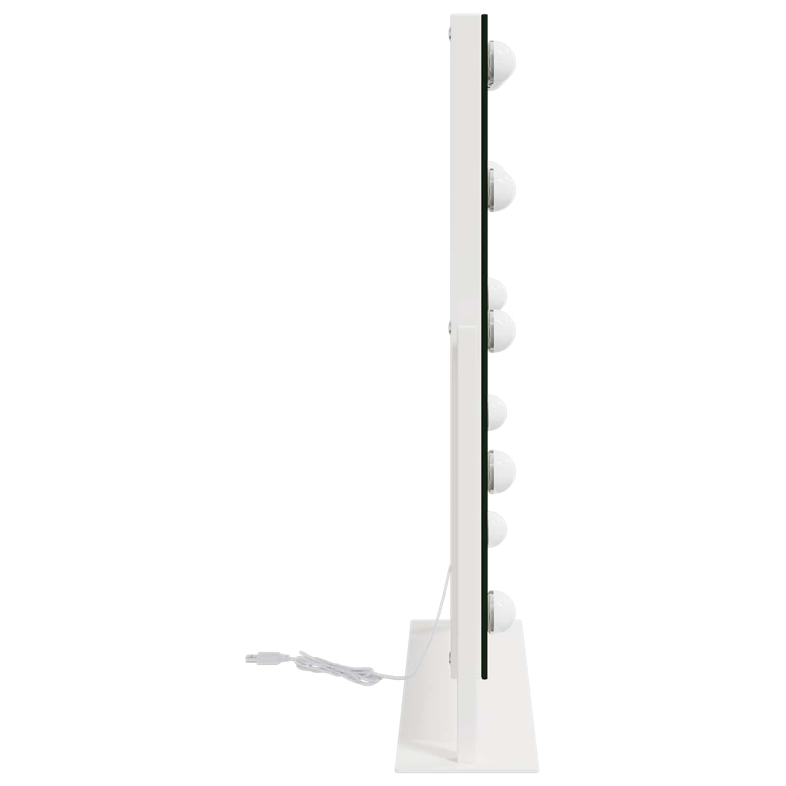 LED Make-up Spiegel Wit 44 x 10 x 53 cm Glas en Staal is nu te koop bij PeponiXL, paradijselijk wonen!