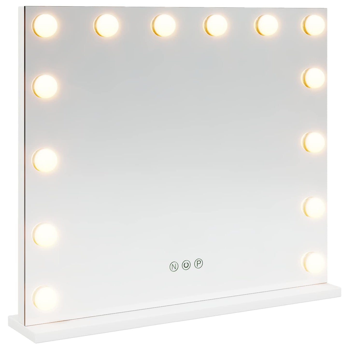 LED Make-up Spiegel Wit 50 x 10 x 44 cm Glas en Staal is nu te koop bij PeponiXL, paradijselijk wonen!