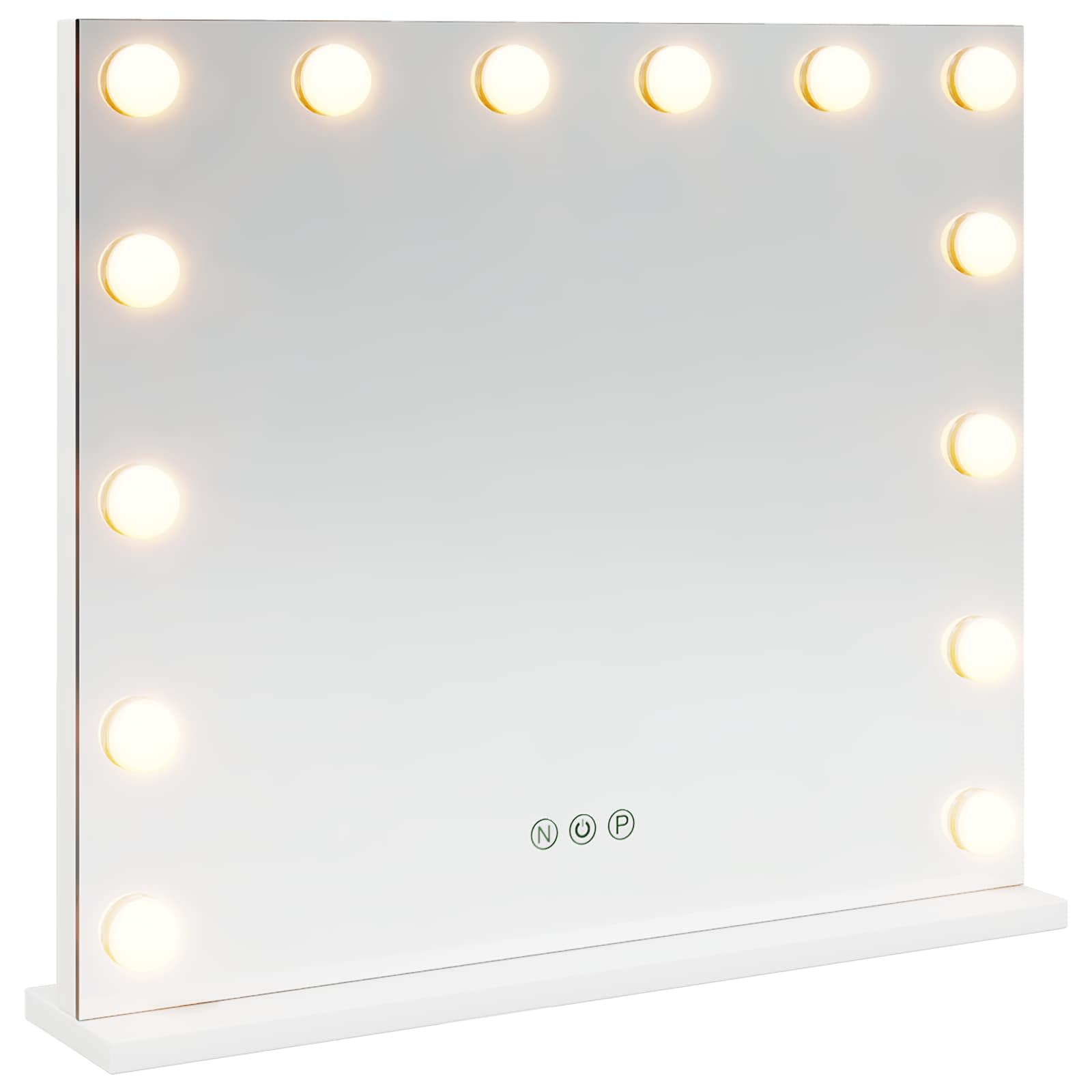 LED Make-up Spiegel Wit 50 x 10 x 44 cm Glas en Staal is nu te koop bij PeponiXL, paradijselijk wonen!