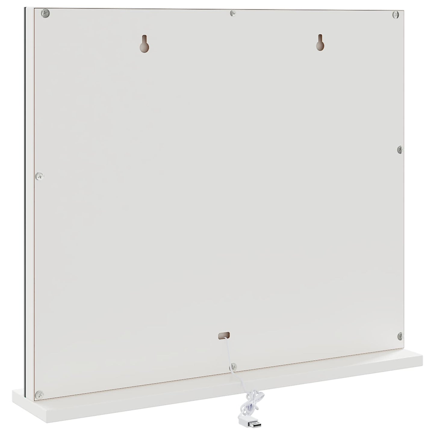LED Make-up Spiegel Wit 50 x 10 x 44 cm Glas en Staal is nu te koop bij PeponiXL, paradijselijk wonen!