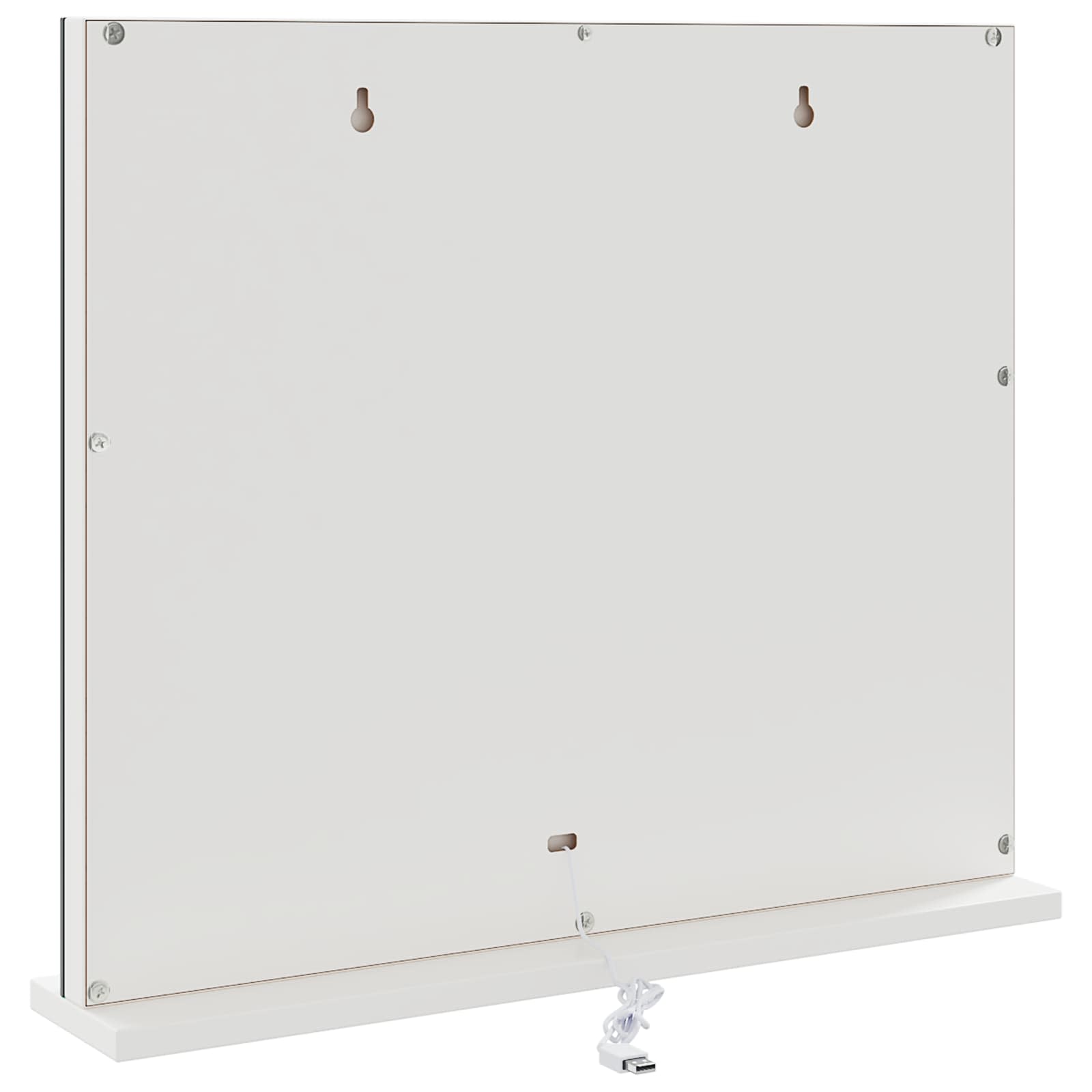 LED Make-up Spiegel Wit 50 x 10 x 44 cm Glas en Staal is nu te koop bij PeponiXL, paradijselijk wonen!