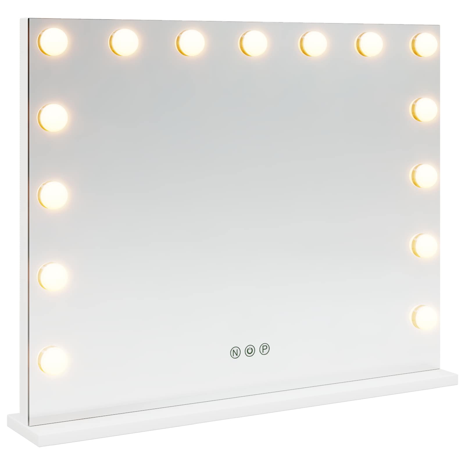 LED Make-up Spiegel Wit 58 x 10 x 47 cm Glas en Staal is nu te koop bij PeponiXL, paradijselijk wonen!