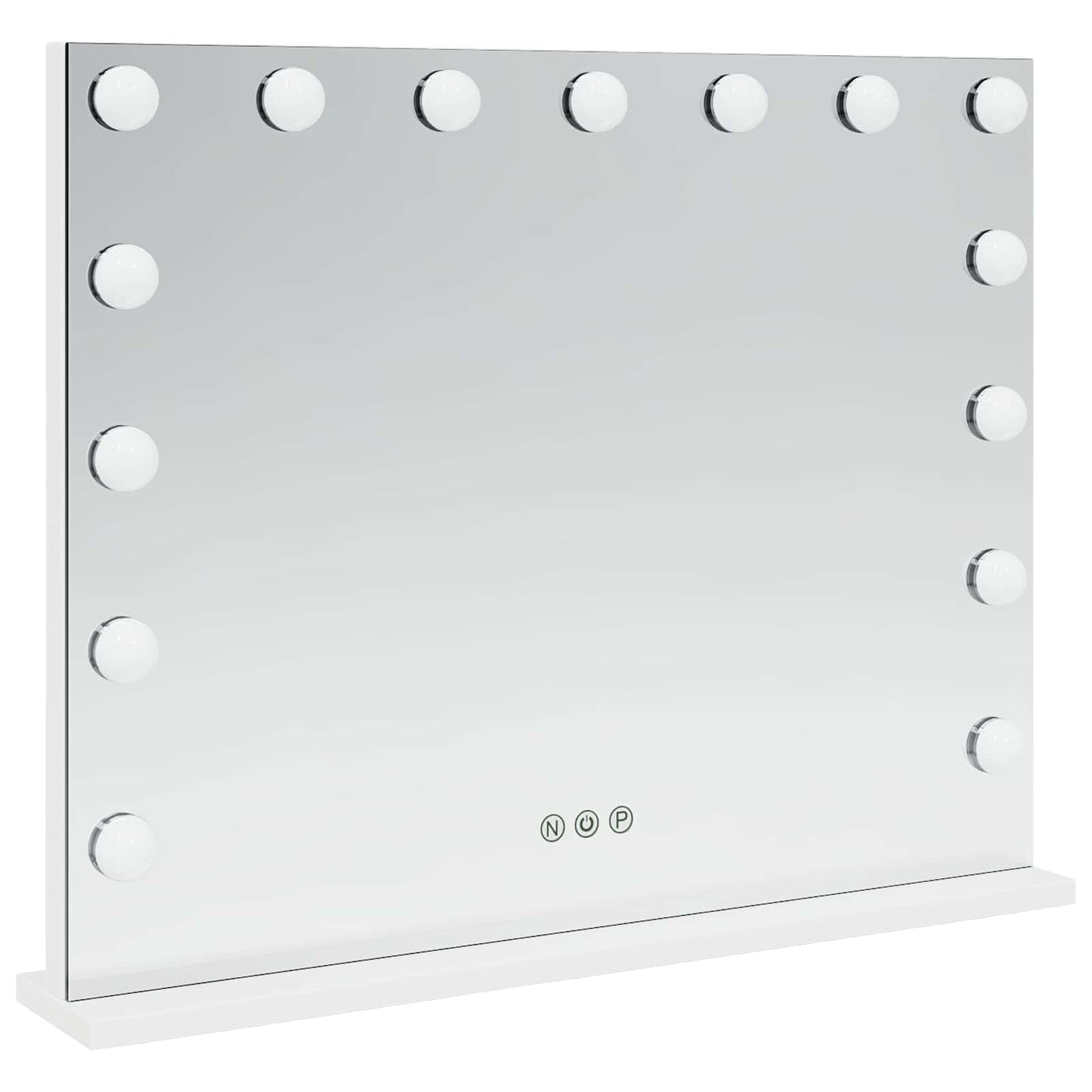 LED Make-up Spiegel Wit 58 x 10 x 47 cm Glas en Staal is nu te koop bij PeponiXL, paradijselijk wonen!